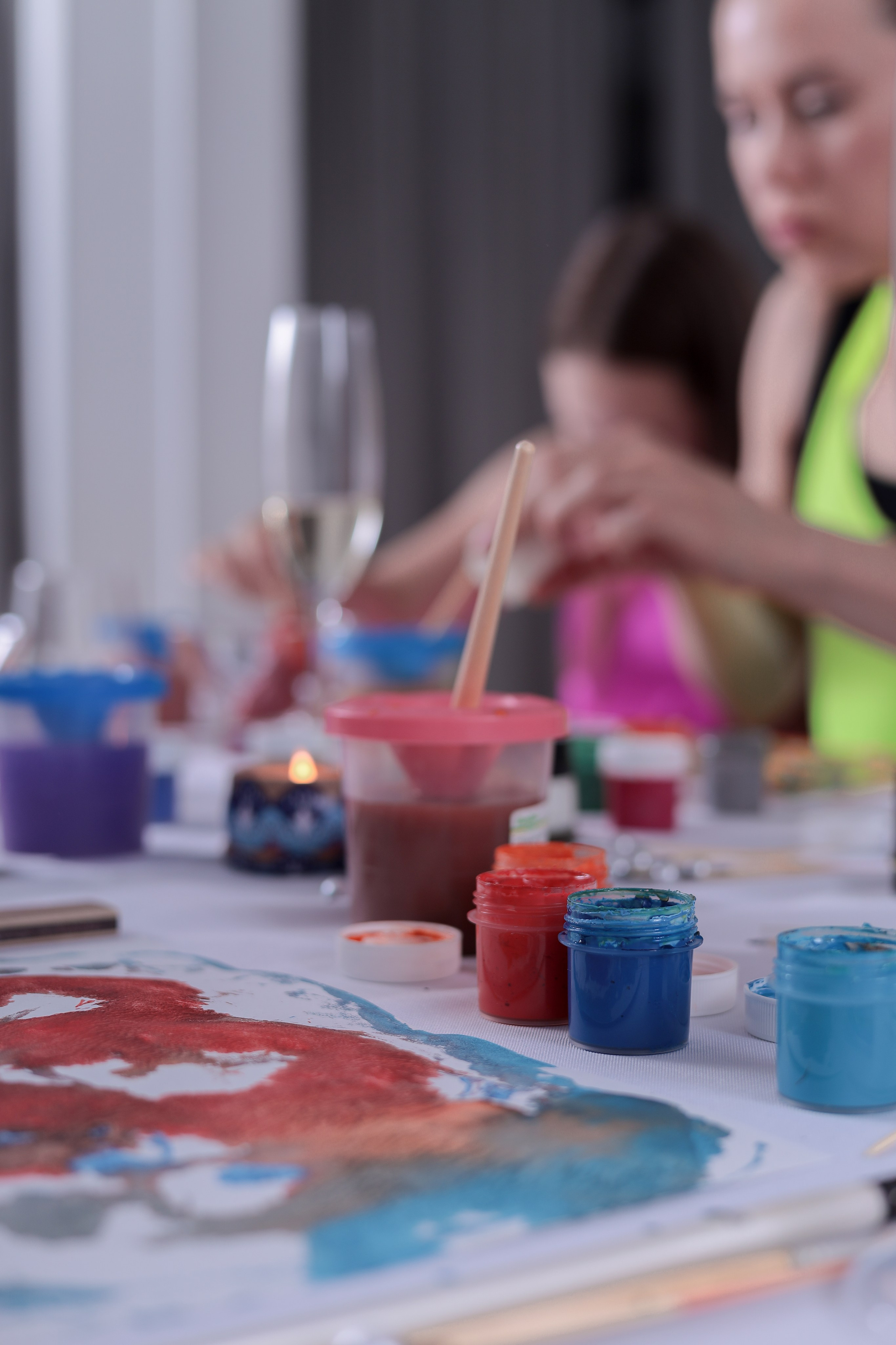 Арт-терапия + аэройога. Фотограф Надршина Лилия