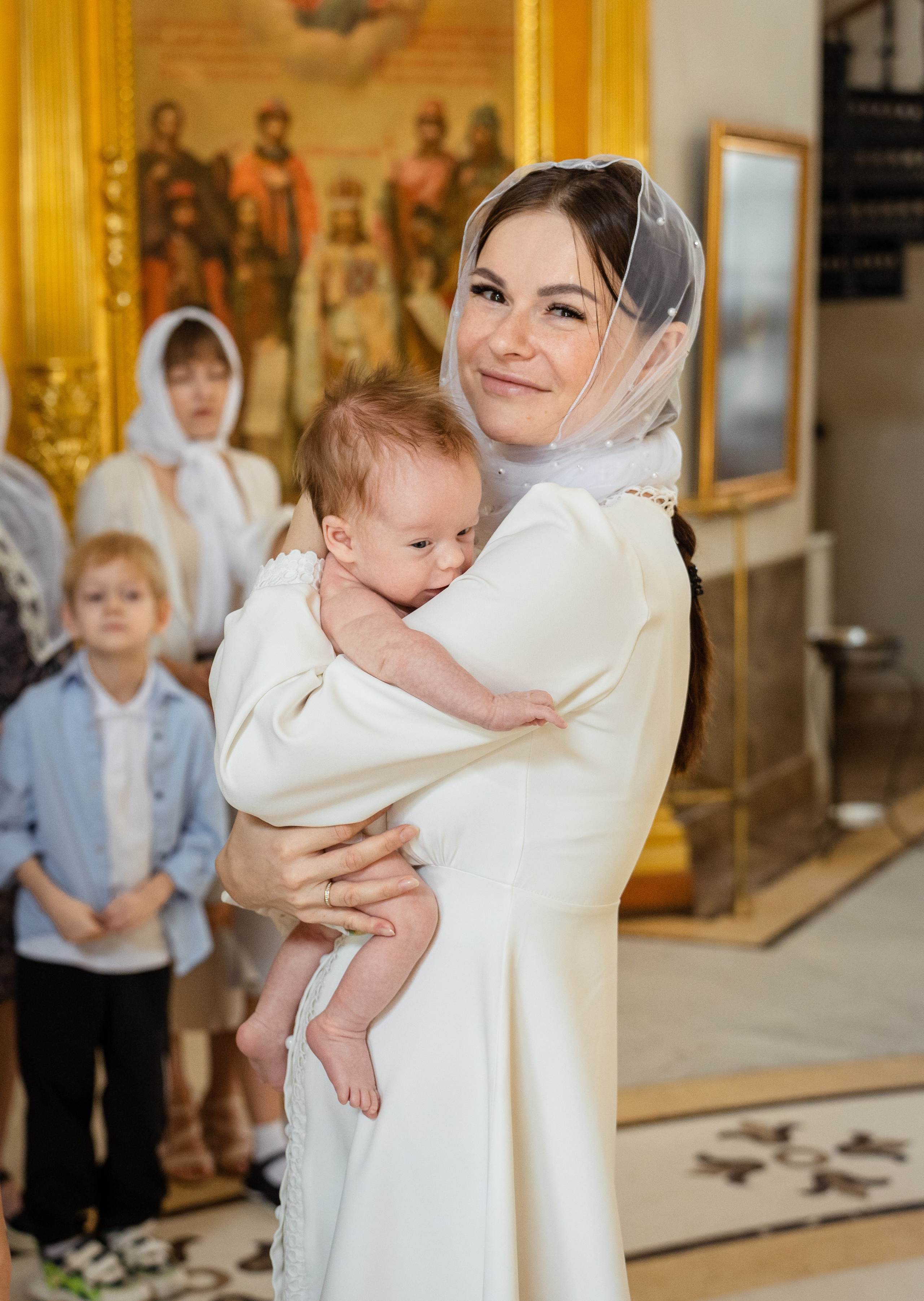 Крещение Даниила в храме Петра и Павла. Фотограф на Крещение Тула и Венчание в Туле, детский и семейный фотограф