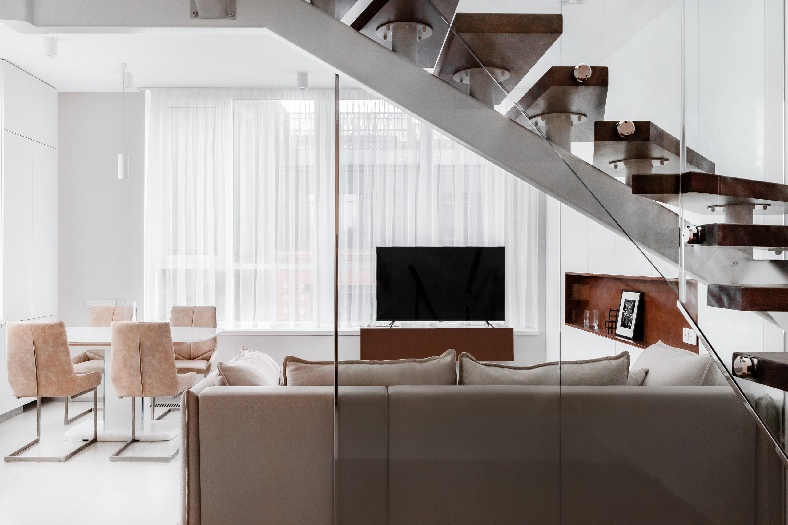 Split-level apartment in Moscow | Belenya&Co