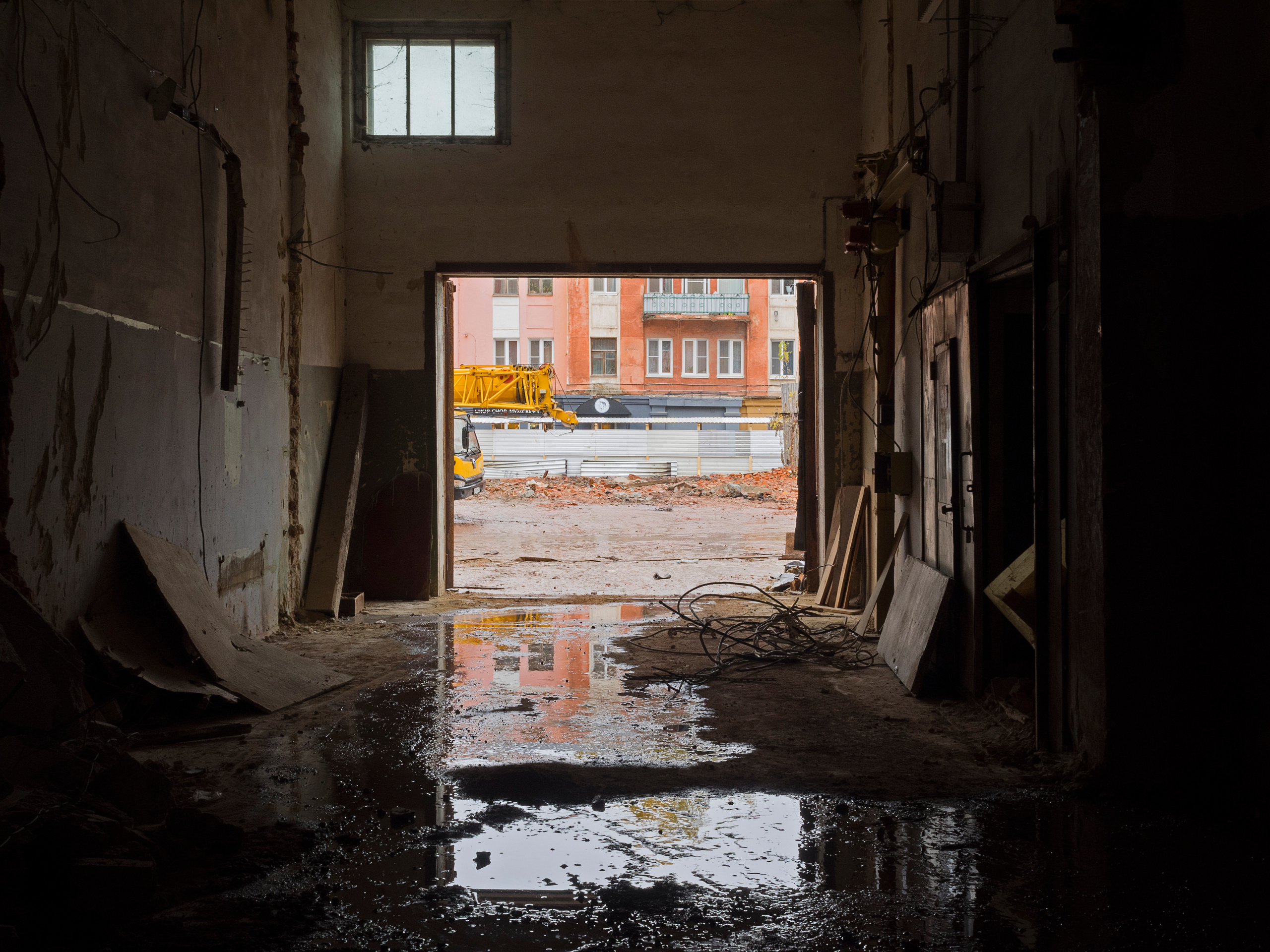 Ruin: experience of re-creation | Reconstruction site of Octava factory