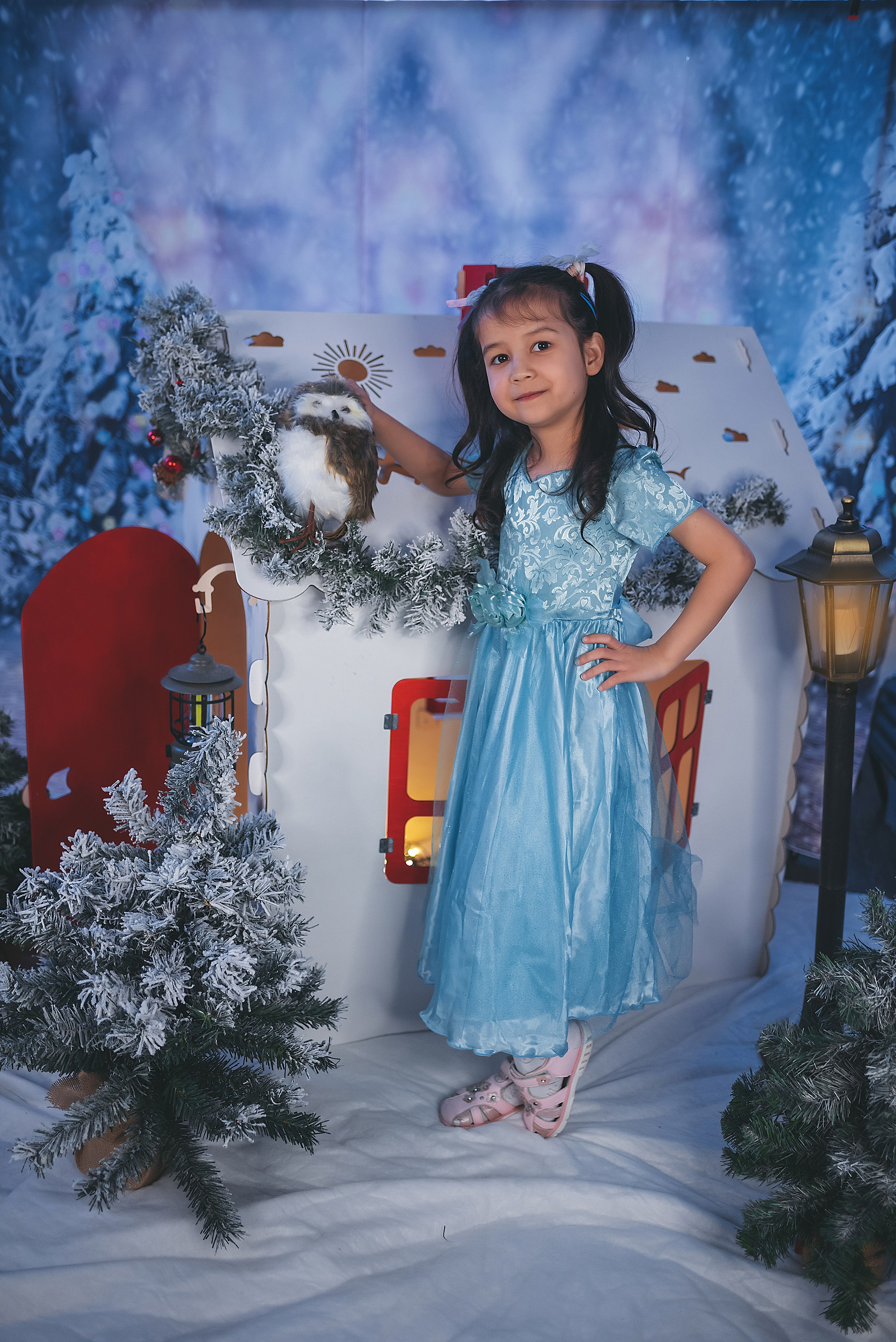 Проект «Новогодний домик». Семейный и детский фотограф в Тейково