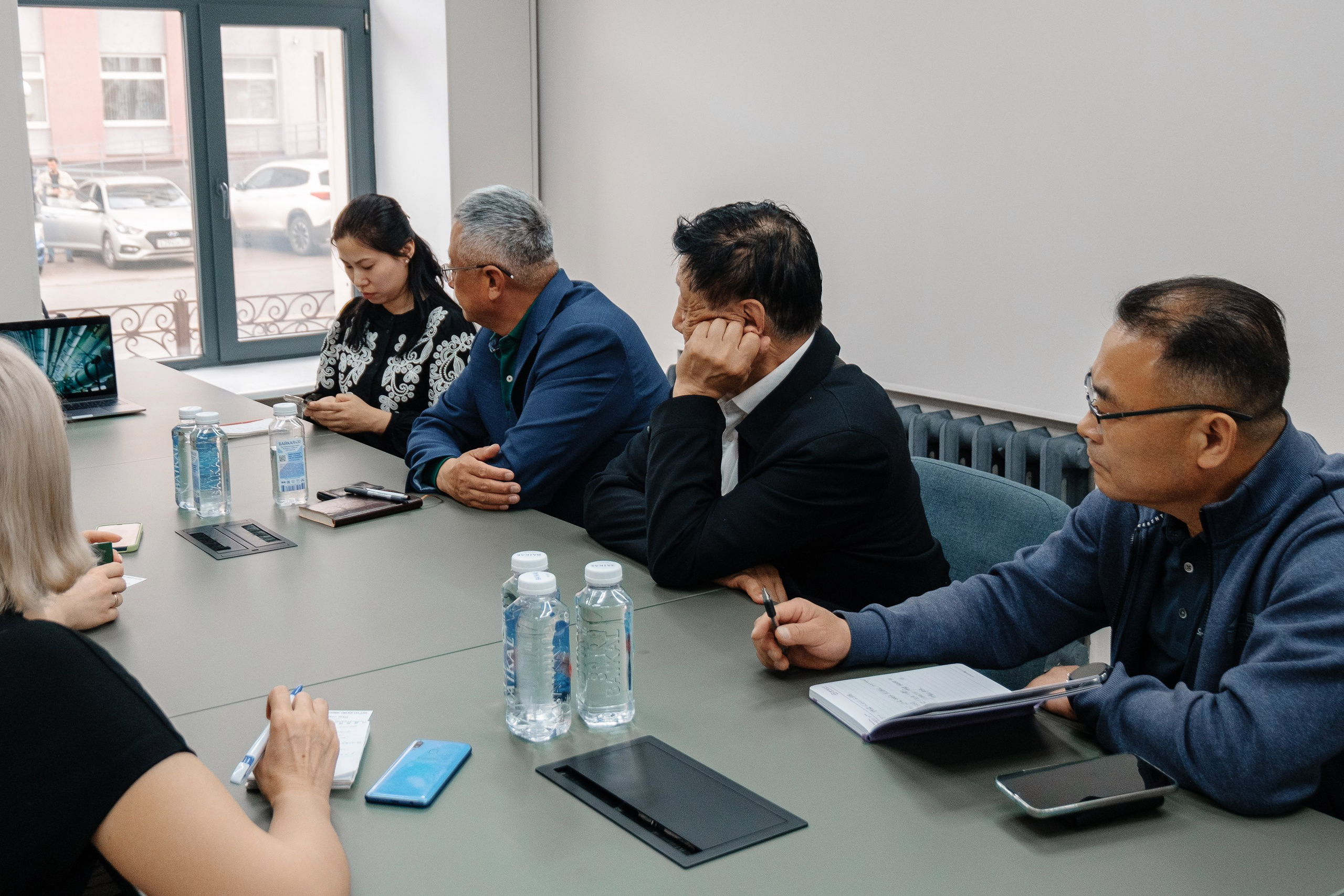 Делегация Китая в Ивановской текстильной компании