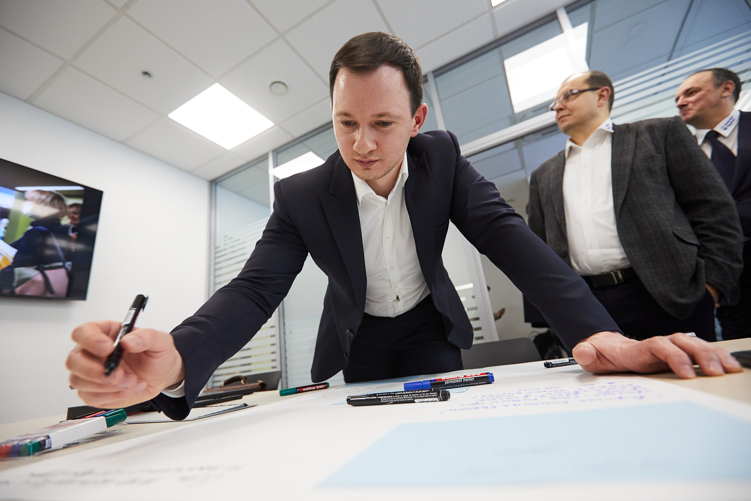 Бизнес съемка открытия офиса международной компании в Новосибирске