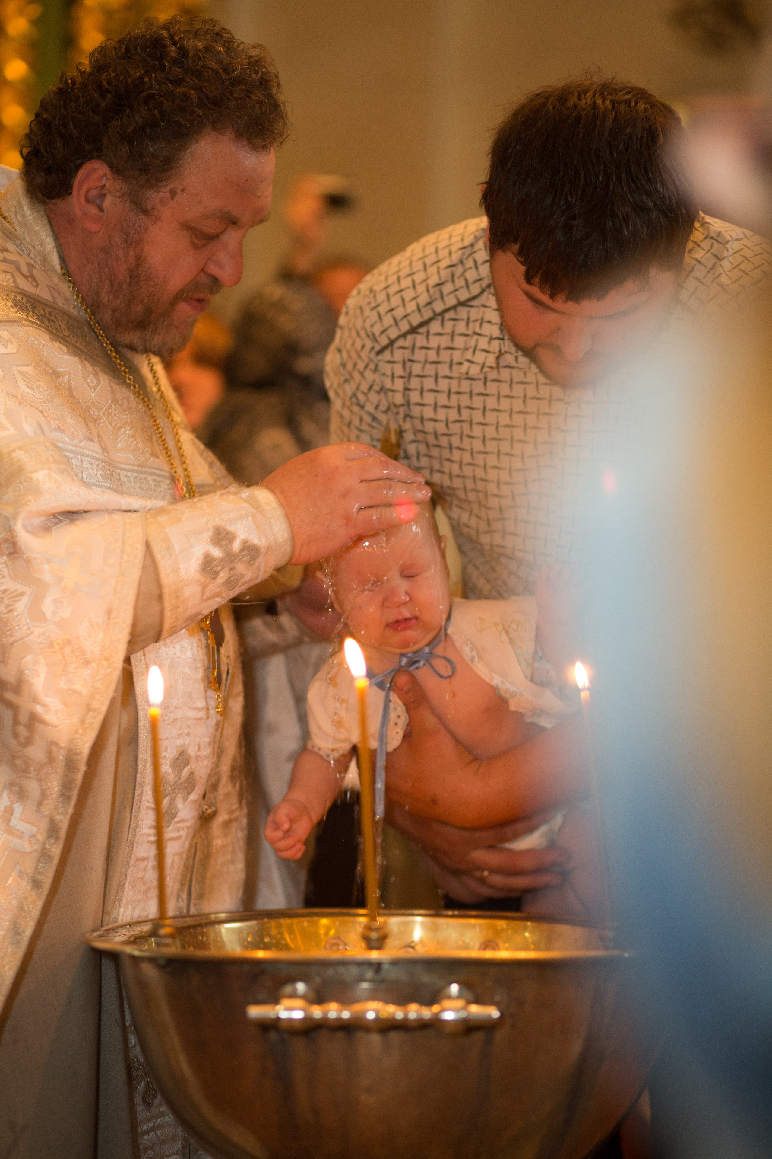 Крещение Олега. Фотограф Александр Заломаев