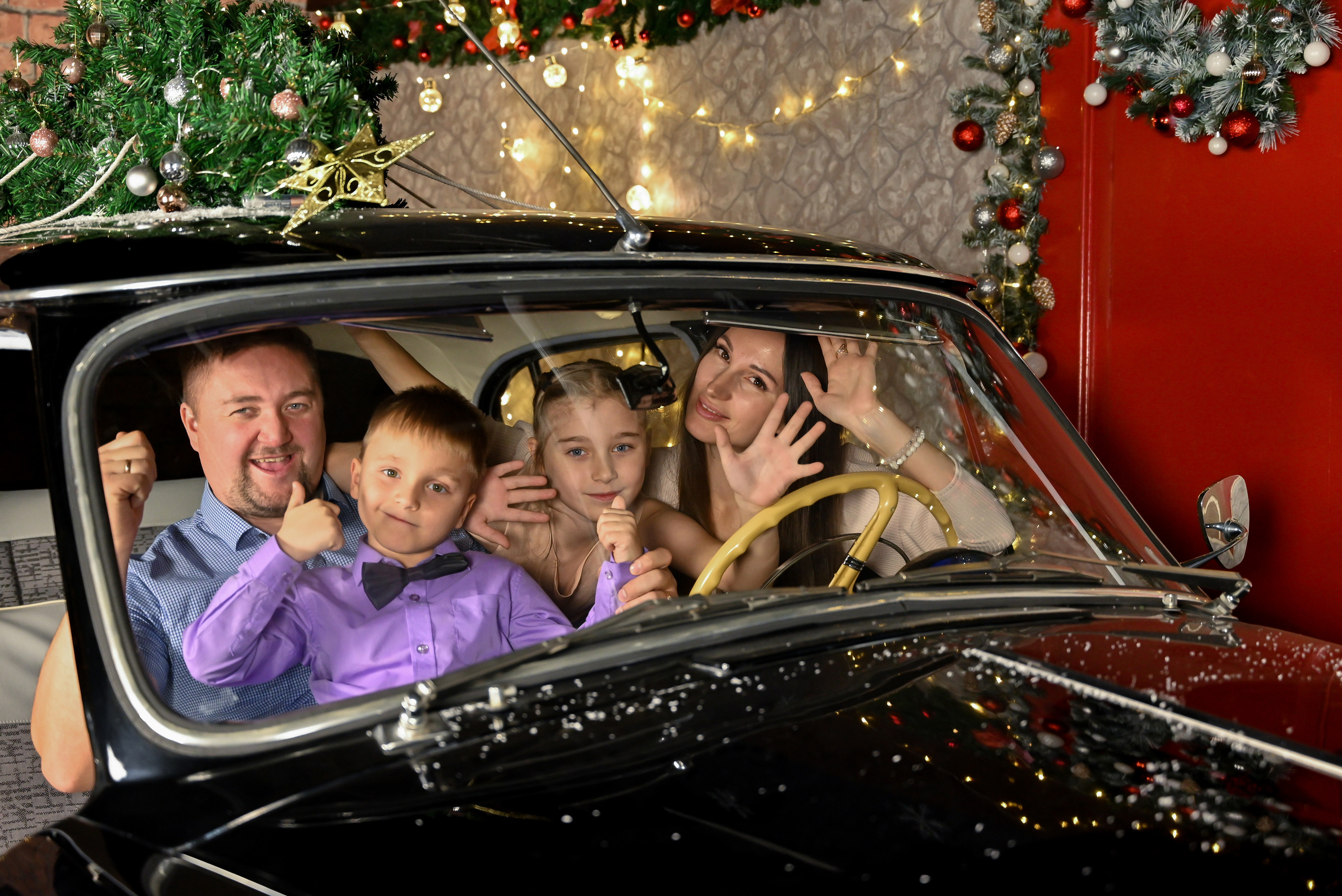 Новогодняя фотосессия Юлии и ее семьи. Свадебный и семейный фотограф в Хабаровске Оксана Новикова