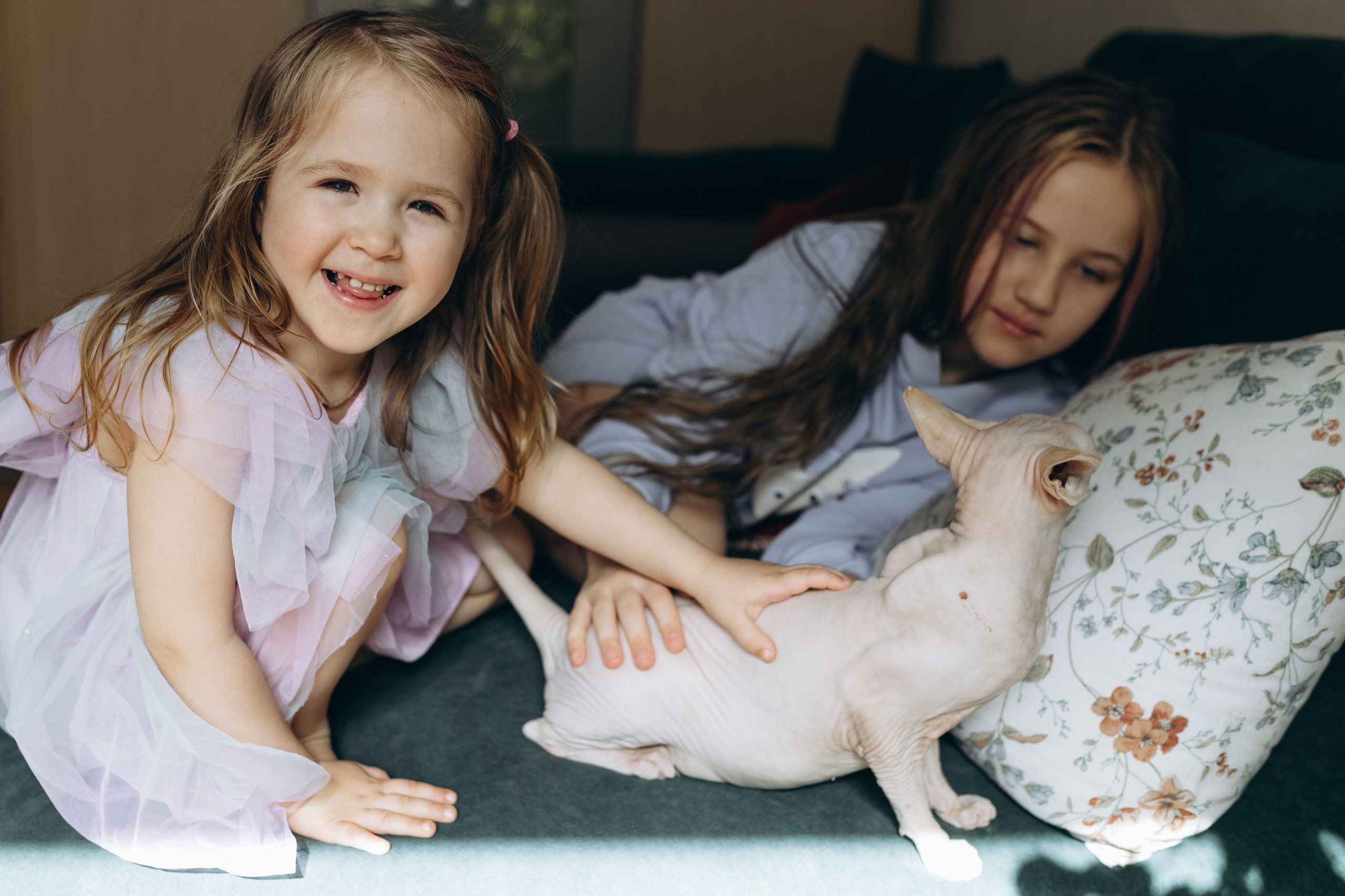 Катя, Ева, Ариша. Фотограф Людмила Оюн