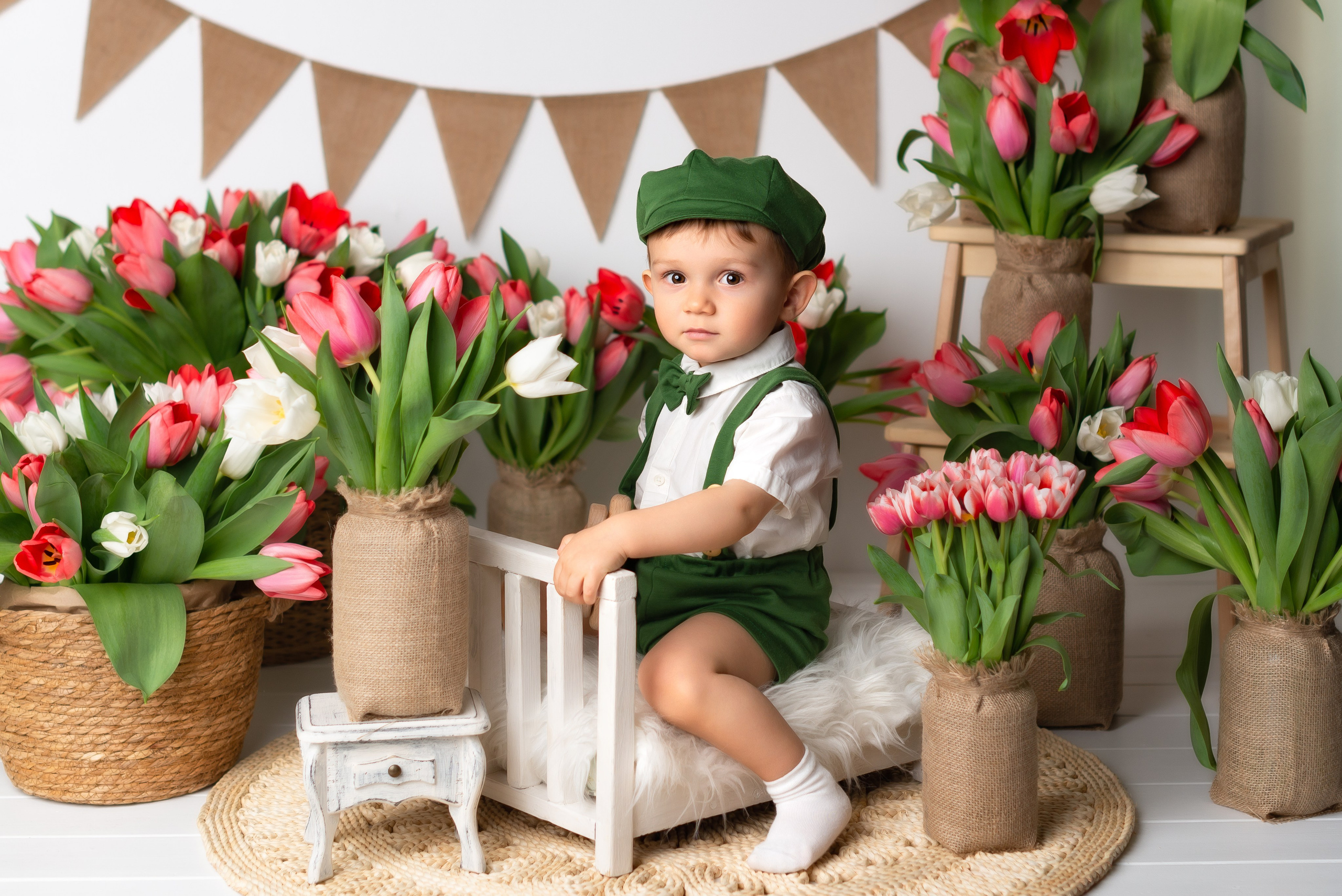 Тюльпаны. Детская фотостудия «Мандаринка» | Детский фотограф Краснодар