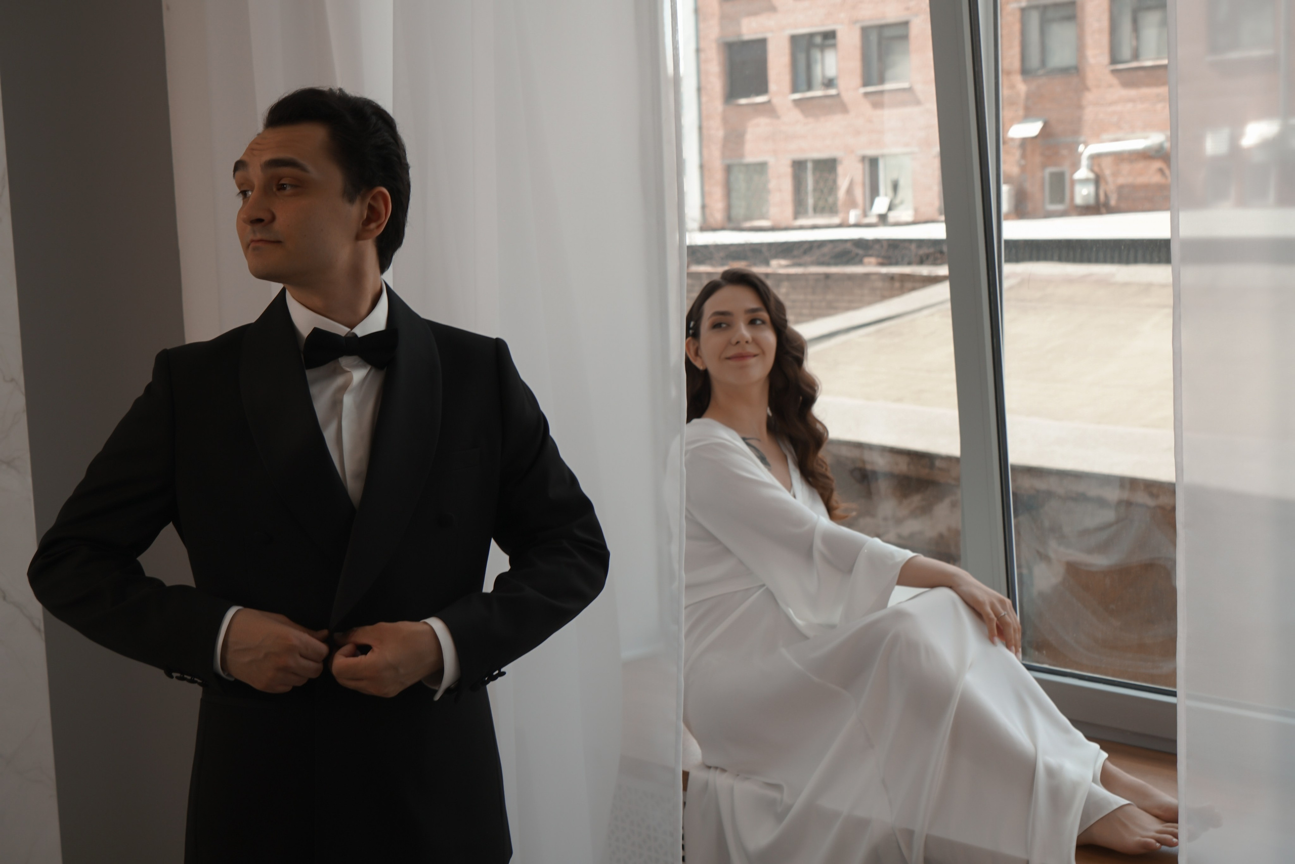 Классические утренние сборы жениха и невесты. Свадебный, семейный и контент фотограф в Санкт- Петербурге Елена Грие