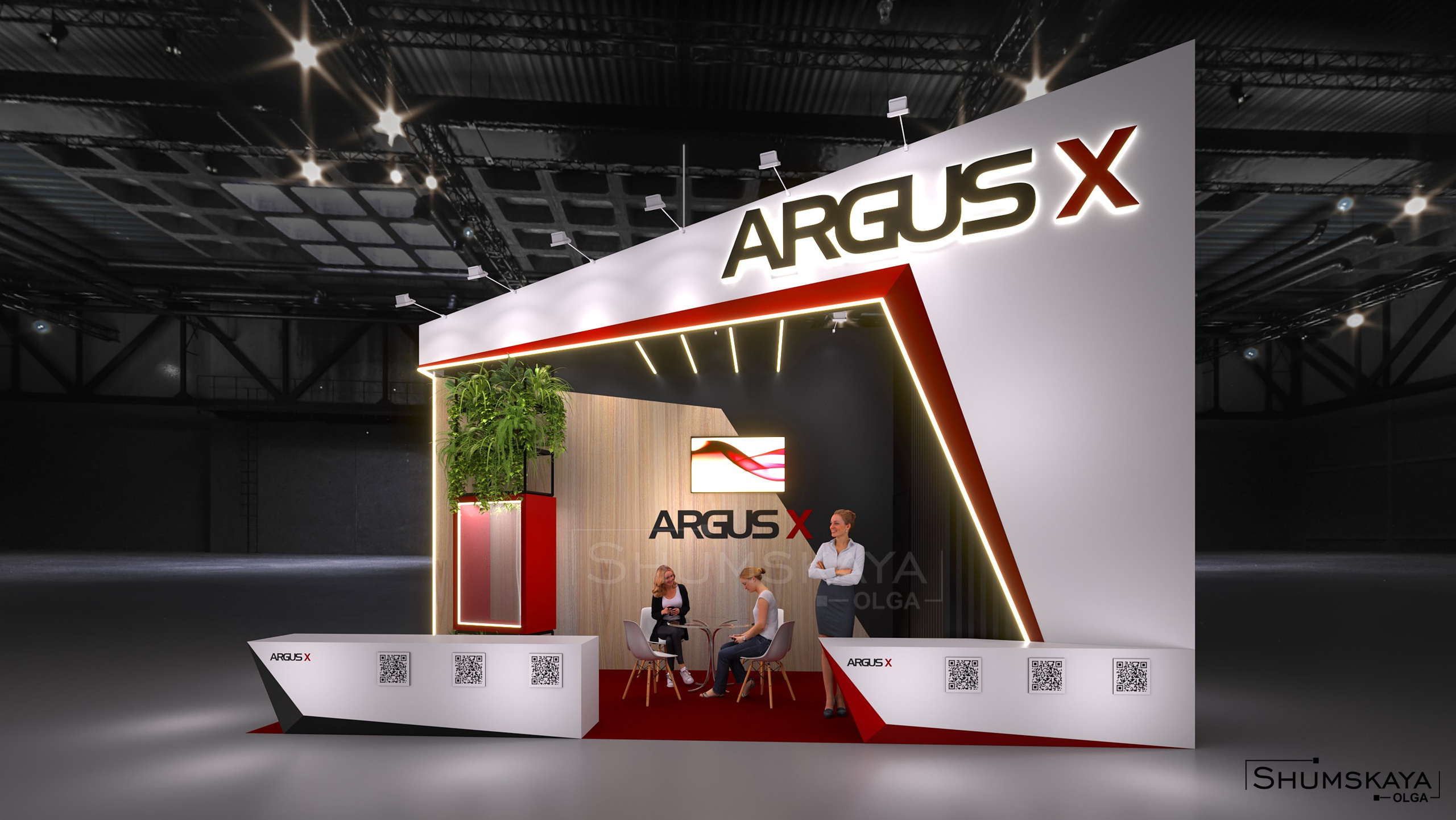 Дизайн выставочного стенда АРГУС X. Выставочные стенды. Студия интерьера