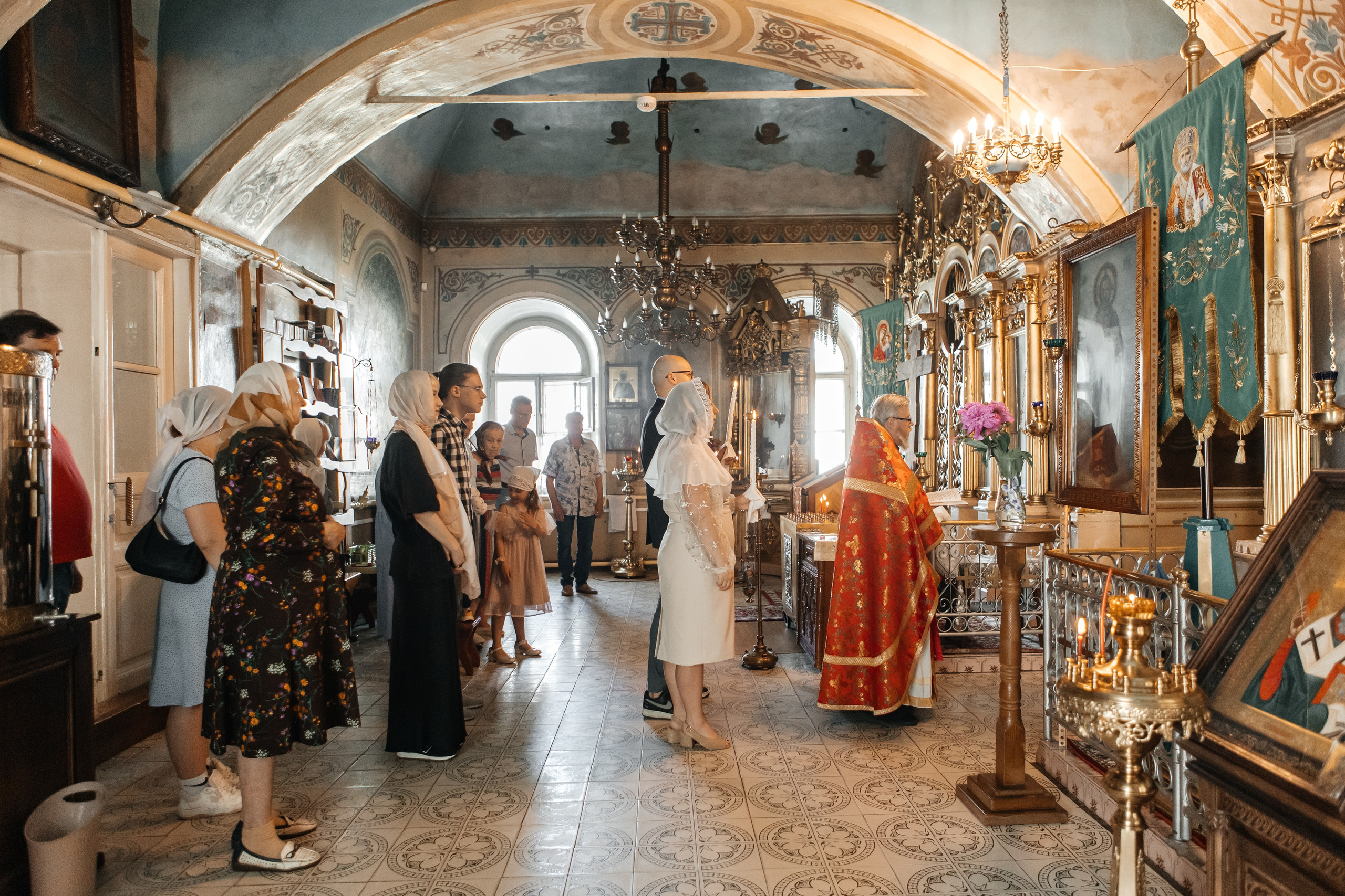 Венчание. Церковь Воздвижения Честного Креста Господня в Татаринцево. Фотограф Валерия Горбунова Подольск Бутово Видное Щербинка