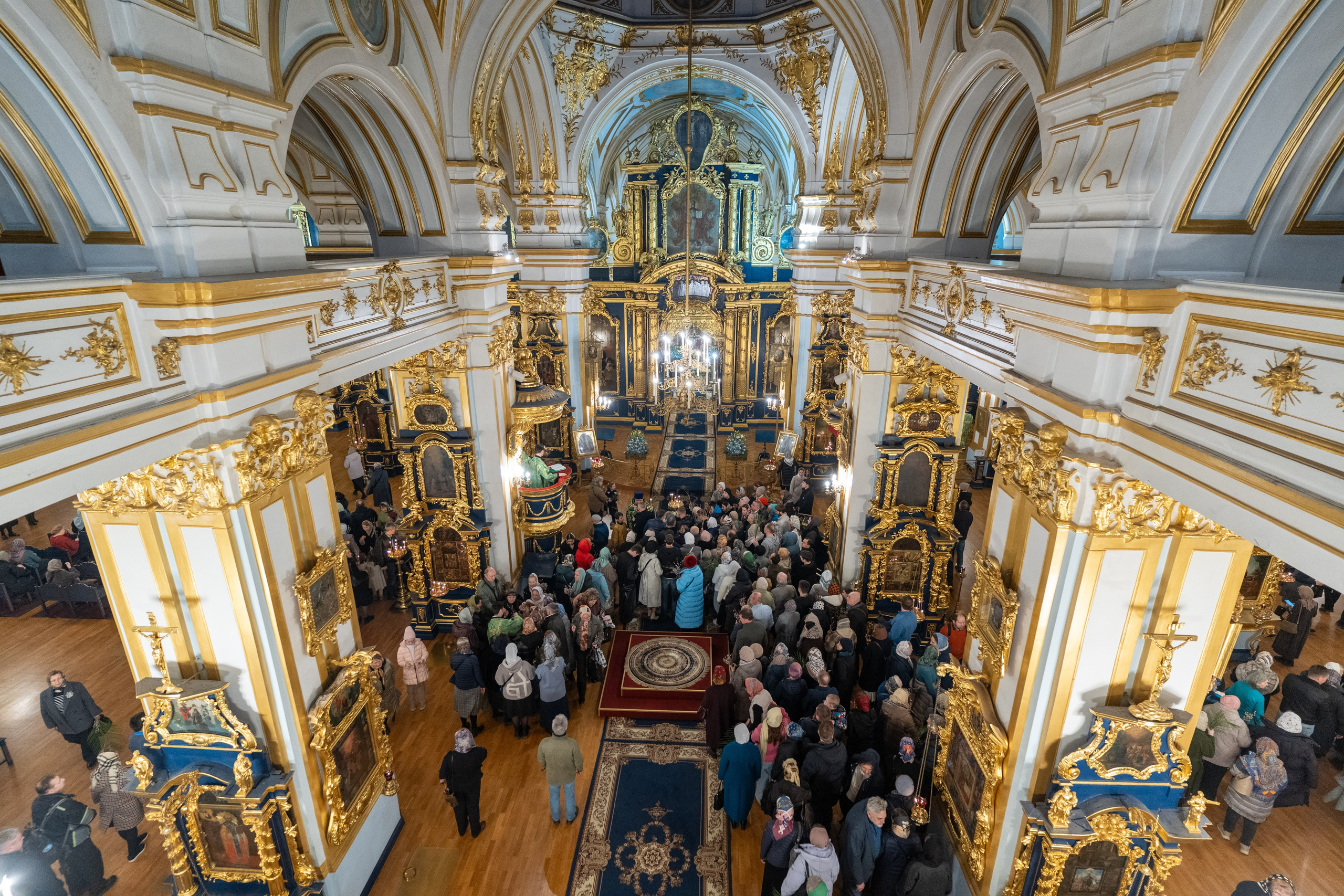 Суббота 6-й седмицы, ваий. Лазарева суббота. Воскрешение прав. Лазаря. НИКОЛО-БОГОЯВЛЕНСКИЙ МОРСКОЙ СОБОР