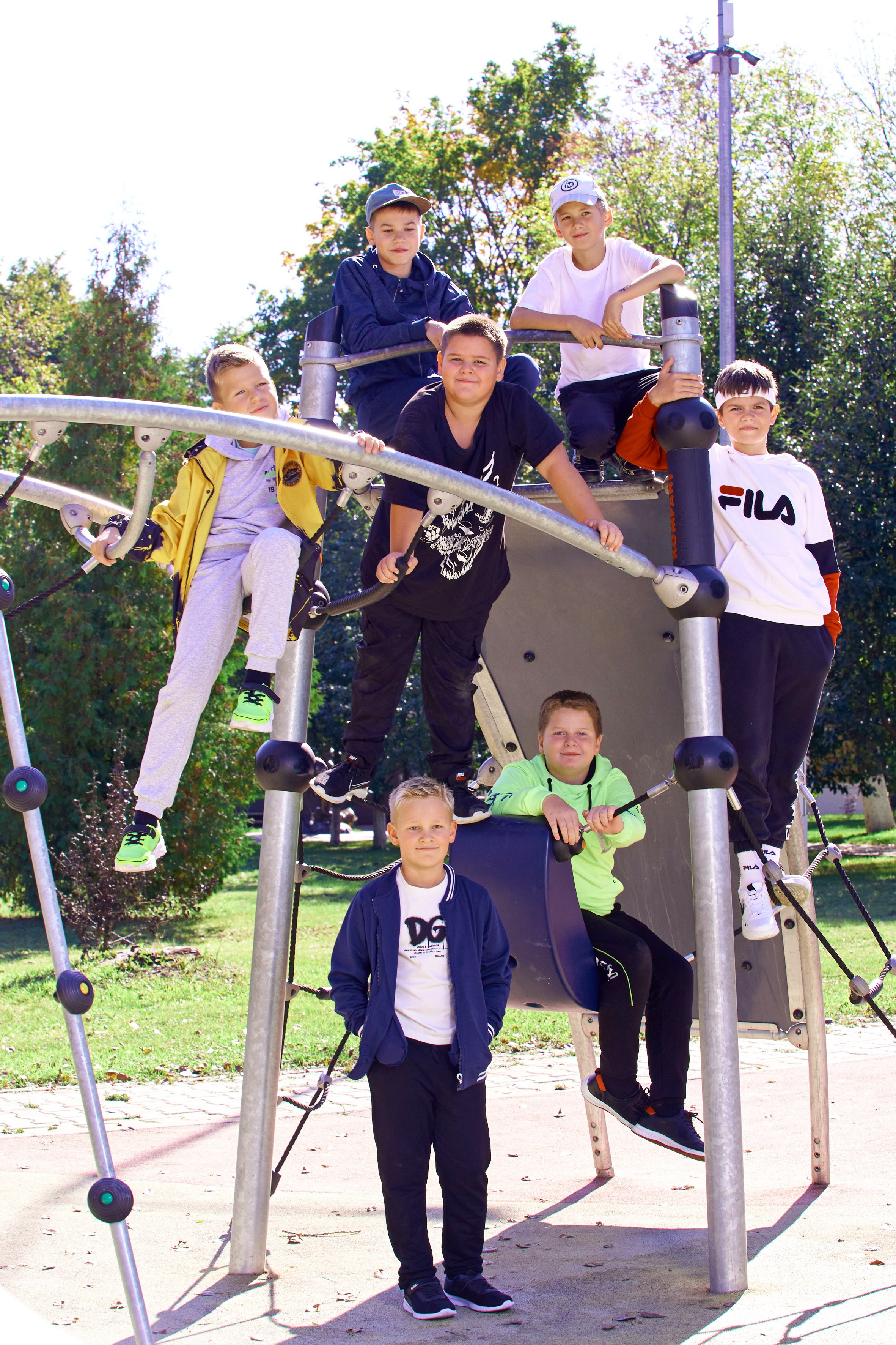 Съёмка в парке осенью. 4 класс. Childrenfoto.ru