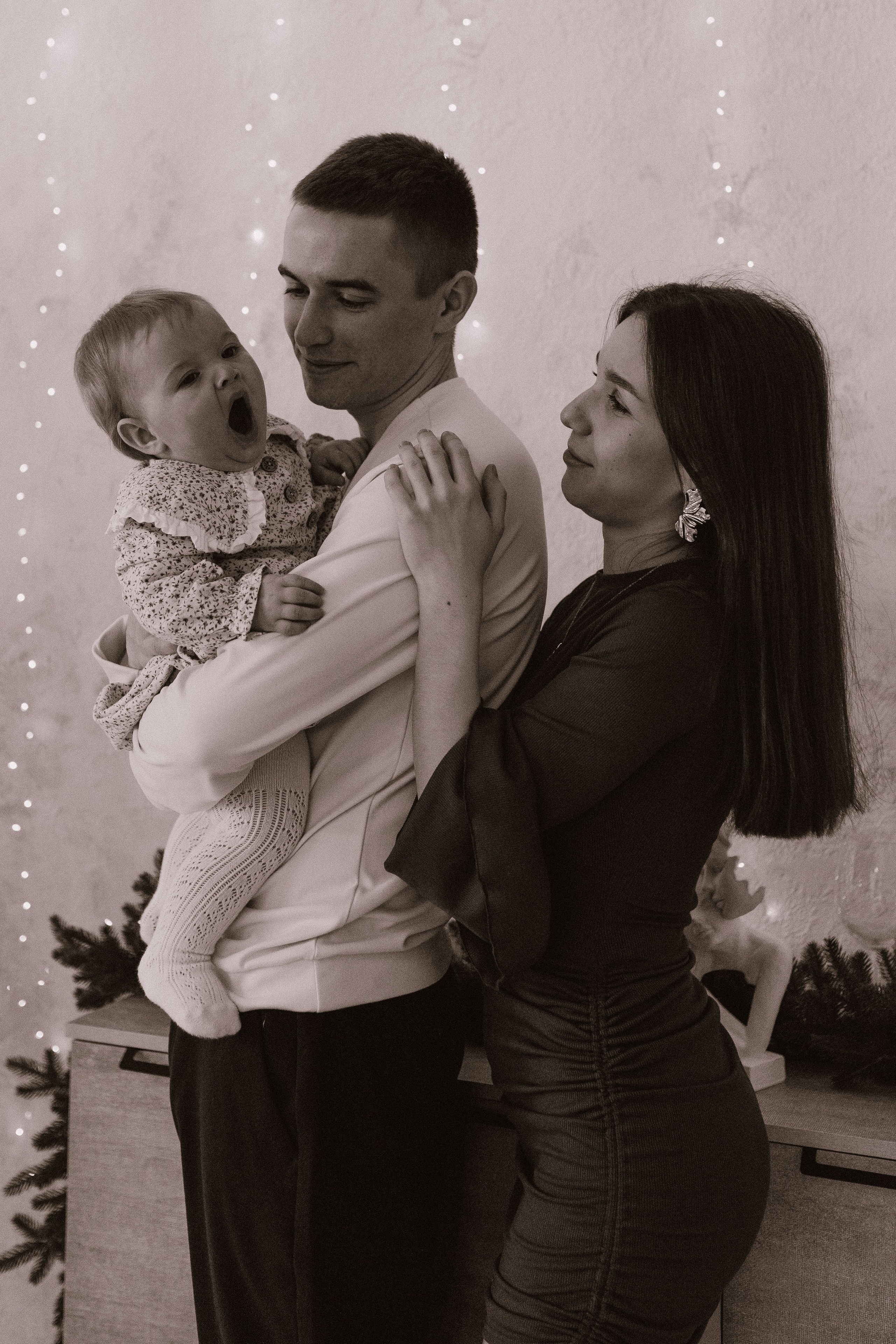 Новогодняя история Дмитрия, Полины и Анюты. Фотограф в Ставрополе Svetlana Matveeva