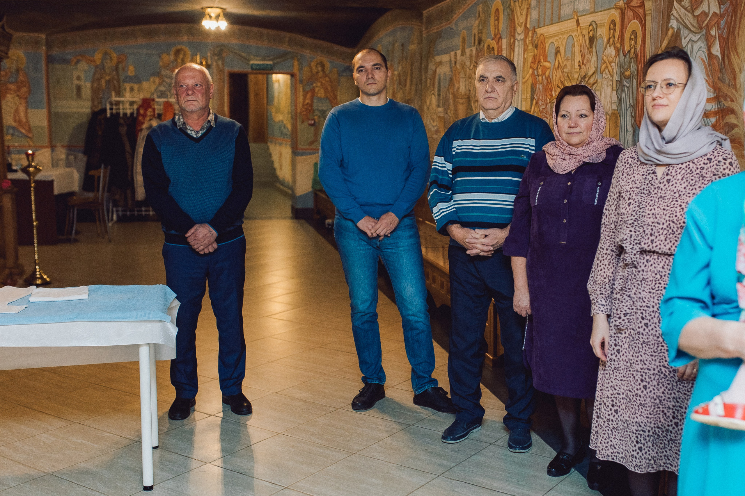 Крещение в Троицком соборе