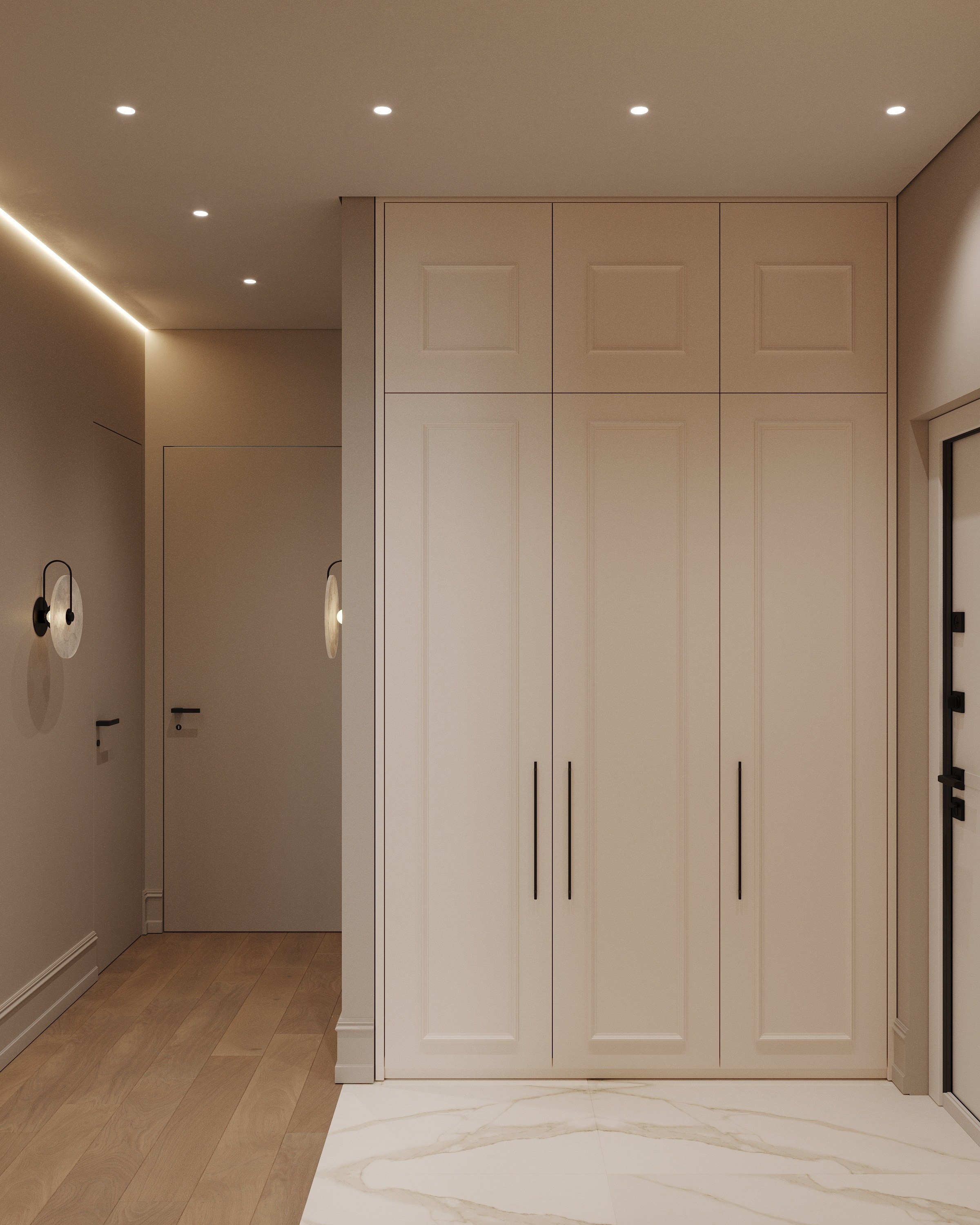 SPB | DOMINO 61 м². 3d визуализатор Анастасия Науменко