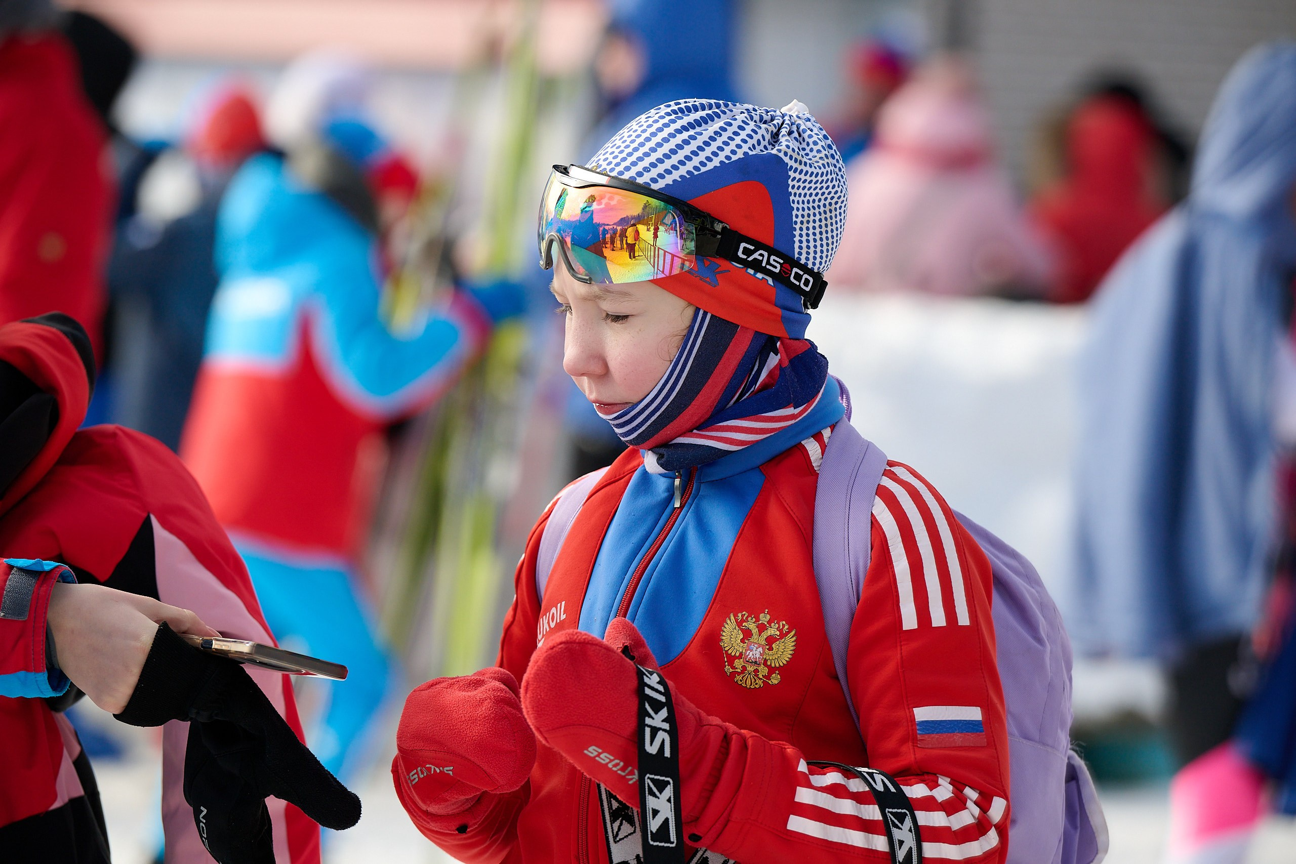Всероссийские соревнования по лыжным гонкам «Пионерская правда». Ижевс. Спортивный репортажный фотограф в Ижевске Сергей Мерзляков