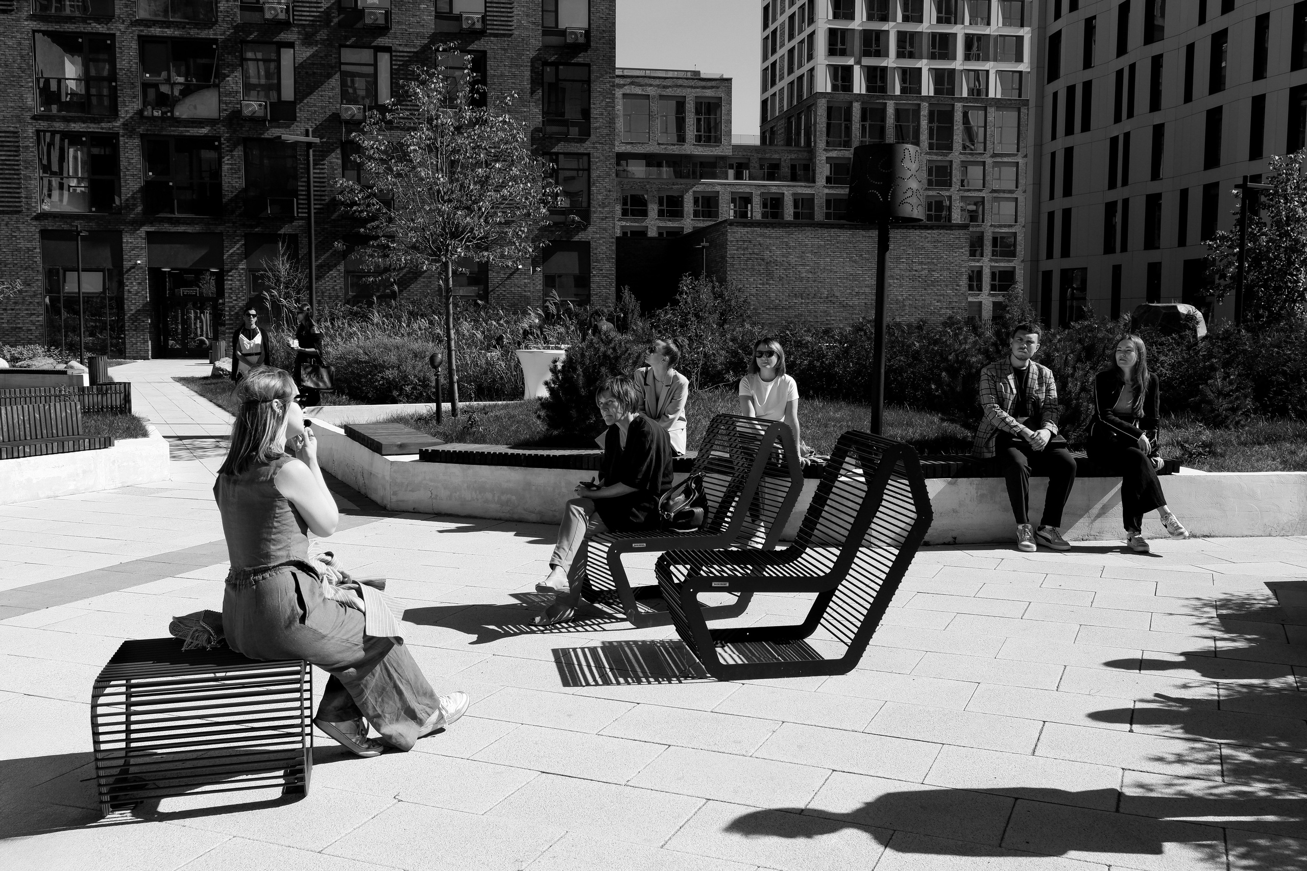 Пресс-тур благоустройства жилого комплекса Nagatino i-Land от Бюро А4. Михаил Мулач | Архитектурный фотограф