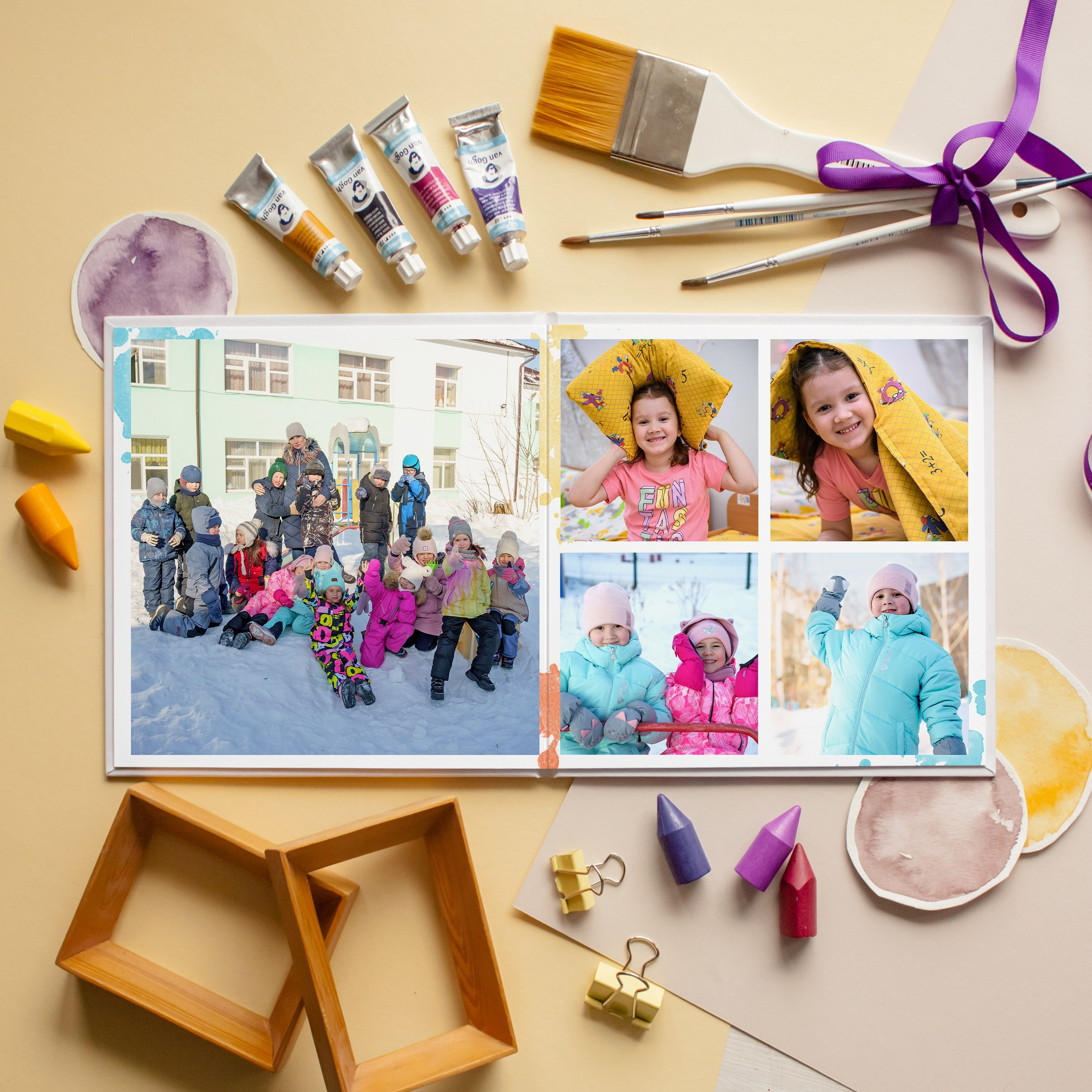 Выпускные альбомы для детского сада. Фотостудия «Стрекоза»