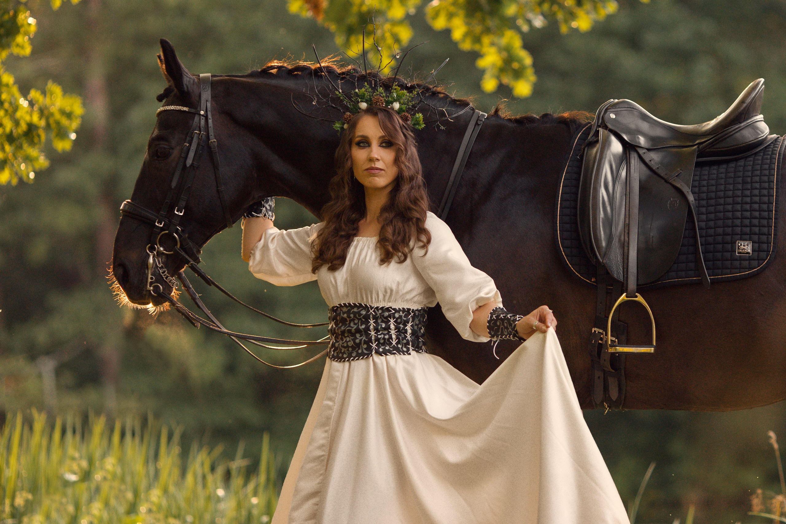 Фотосессия с лошадью в парке СПб