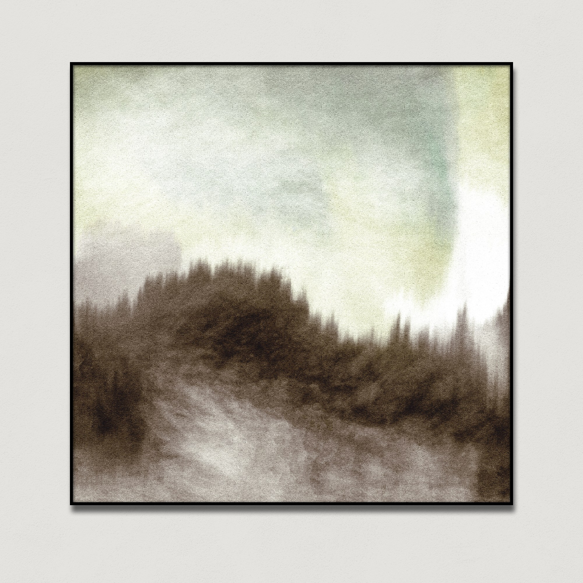 Постер с абстрактным пейзажем 