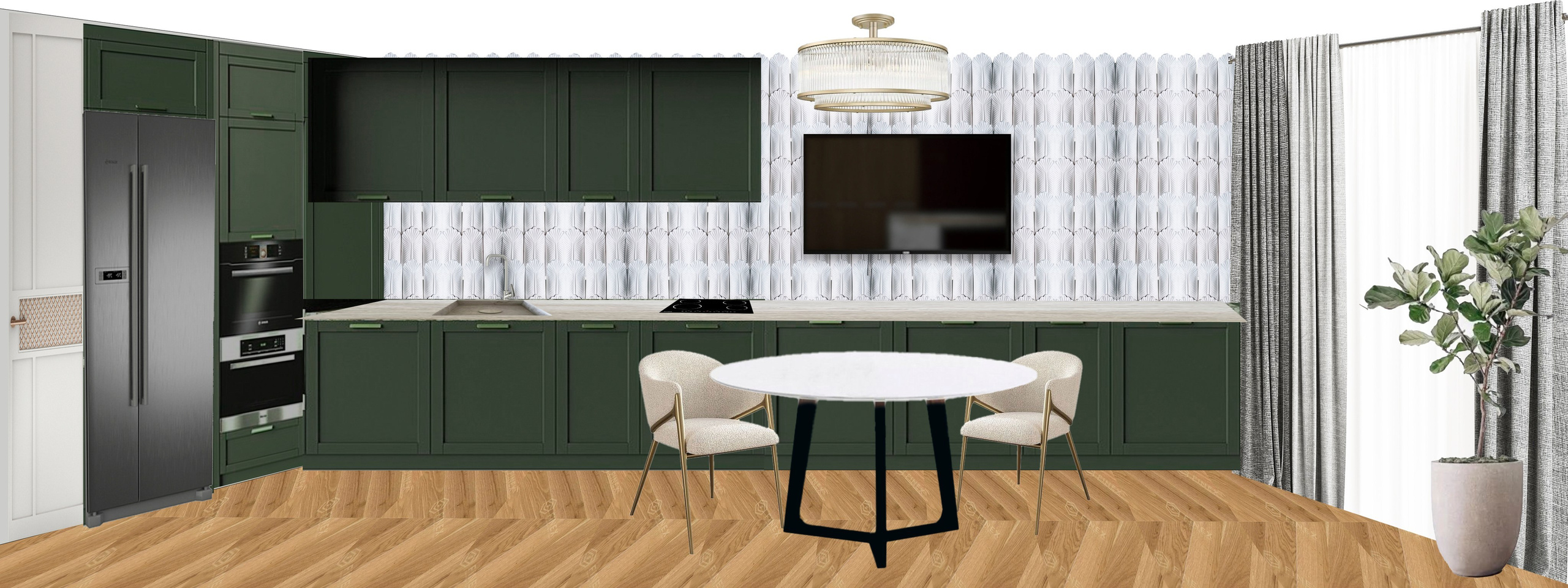 «Современная классика для роскошной жизни». Modern Muf: студия интерьерного дизайна