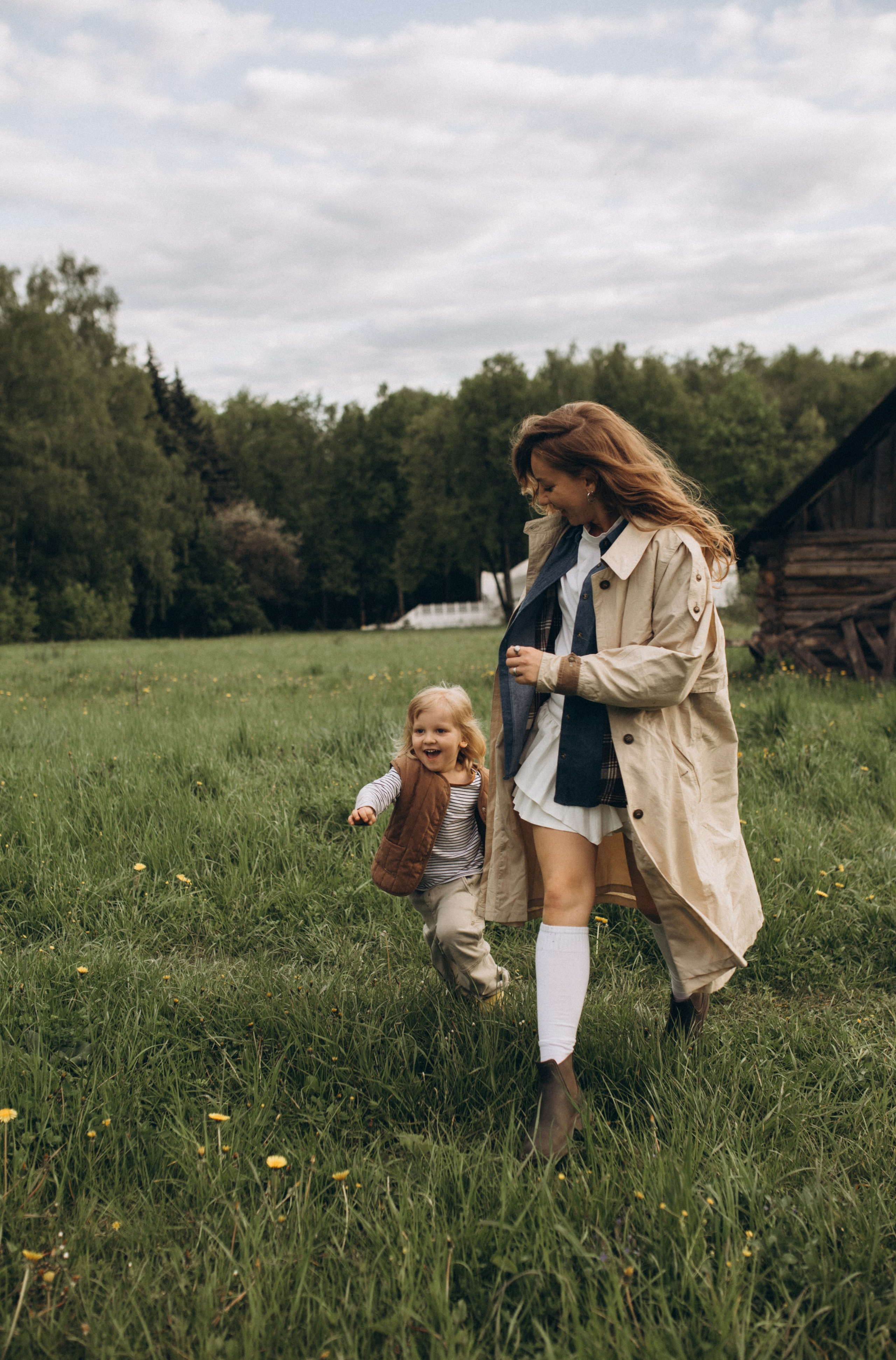Семейная съемка на улице. Семейный и детский фотограф в Москве Антонина Смирнова