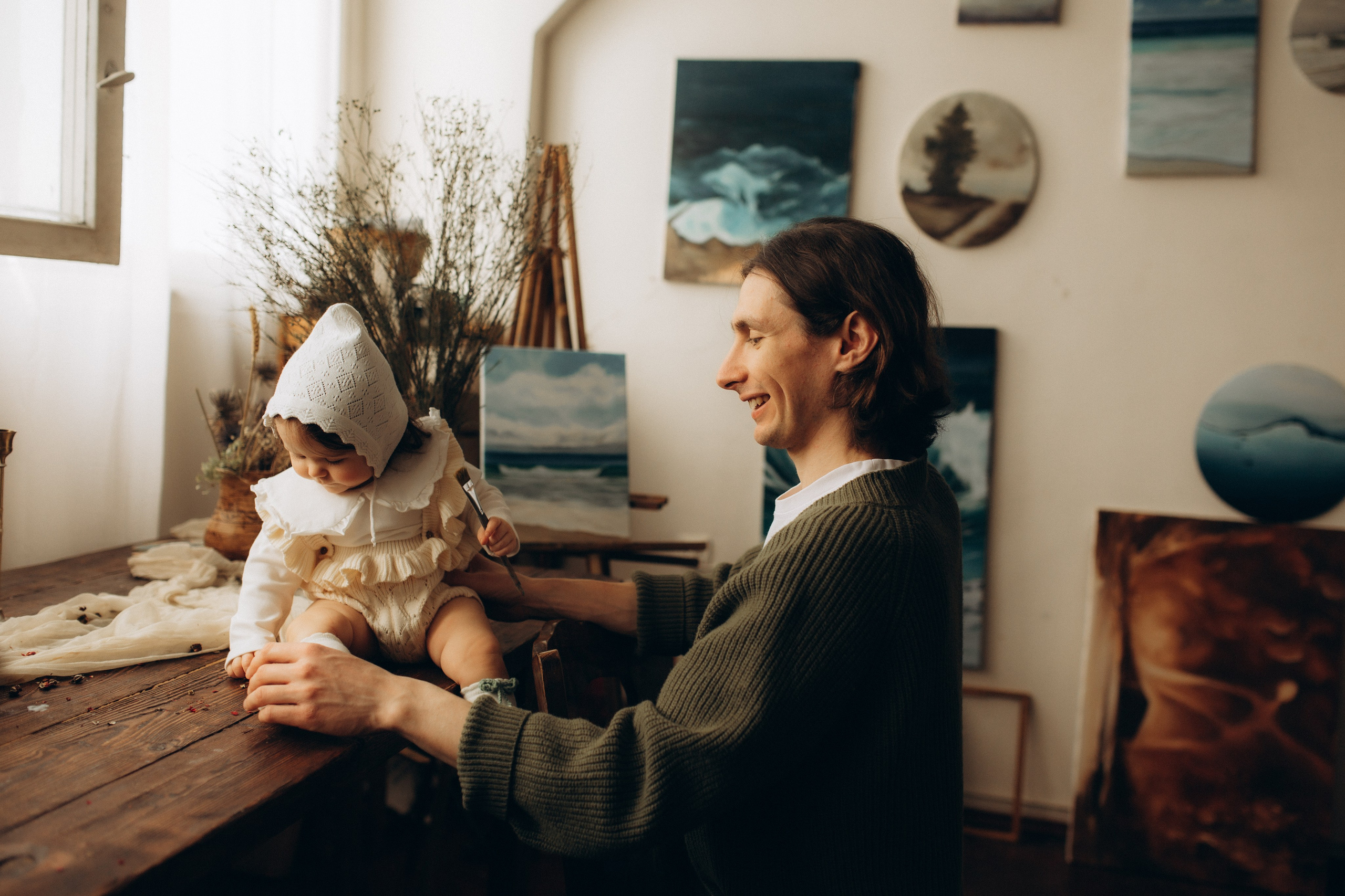 Семейная съемка в студии. Семейный и детский фотограф в Москве Антонина Смирнова