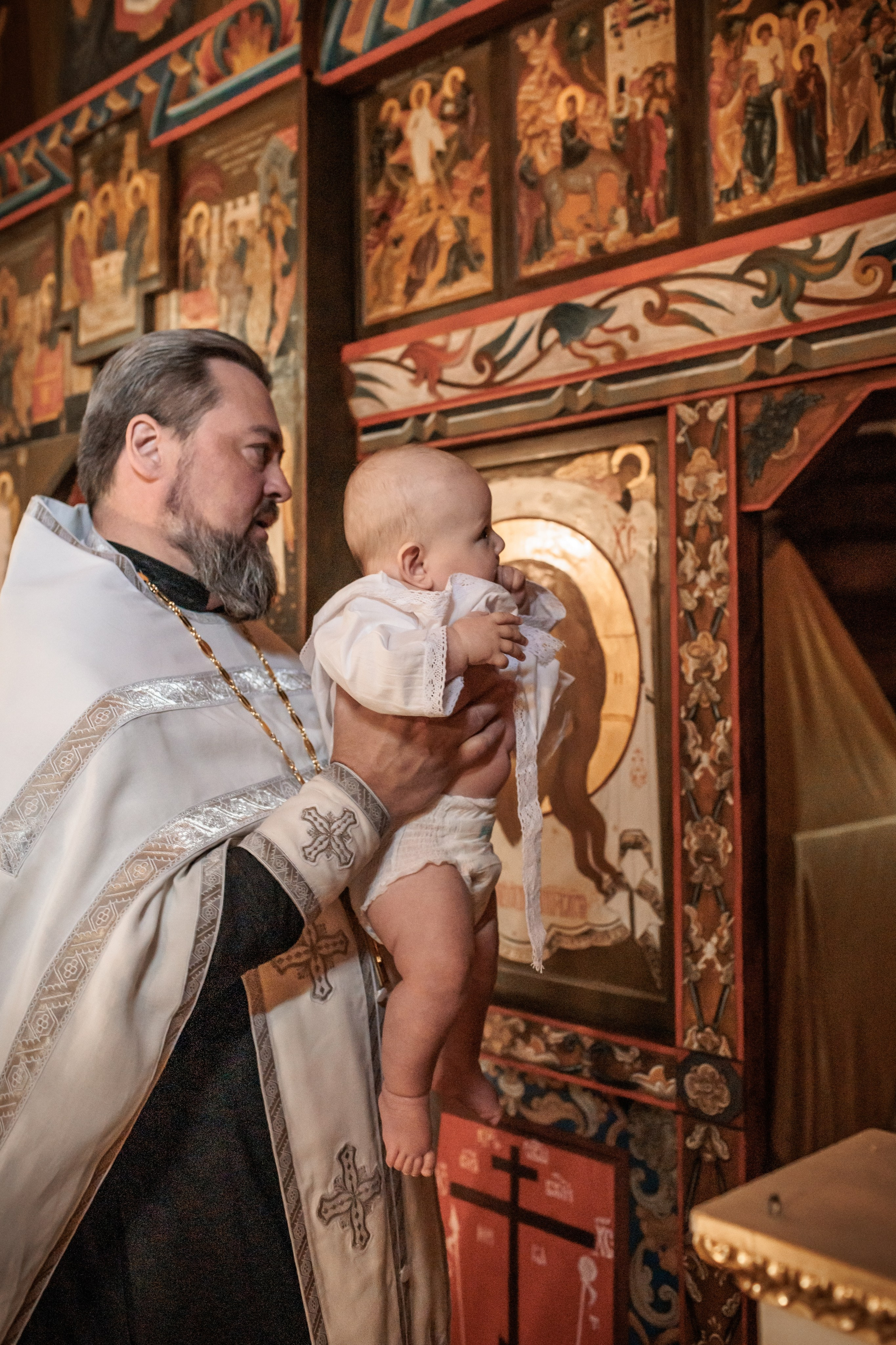 Крещение в Храме Успения Пресвятой Богородицы в Косино. Профессиональный фотограф в Москве и Мо Мария Шантарёва