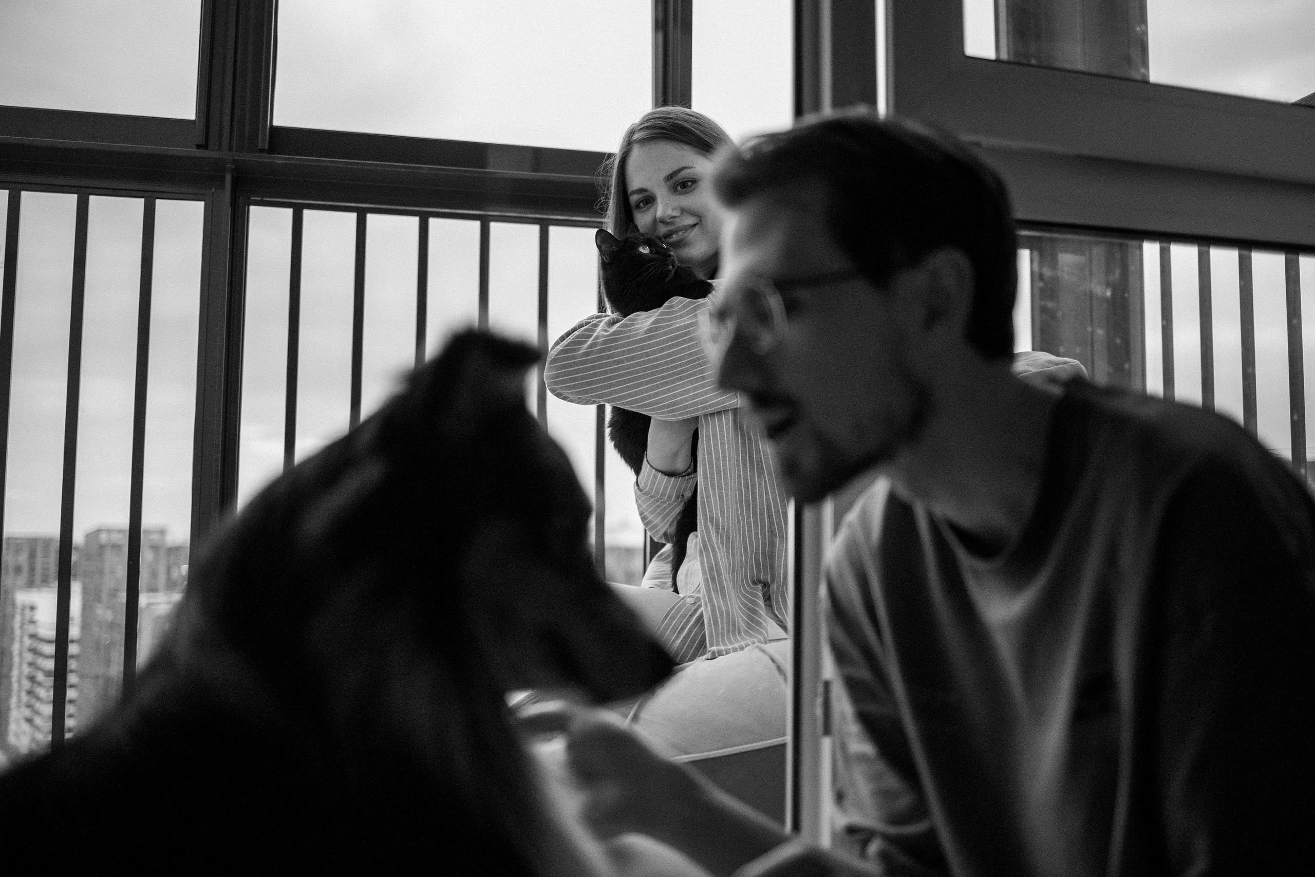 Настя, Никита и их Гром и Мяу. Фотограф — Анималист | Санкт-Петербург