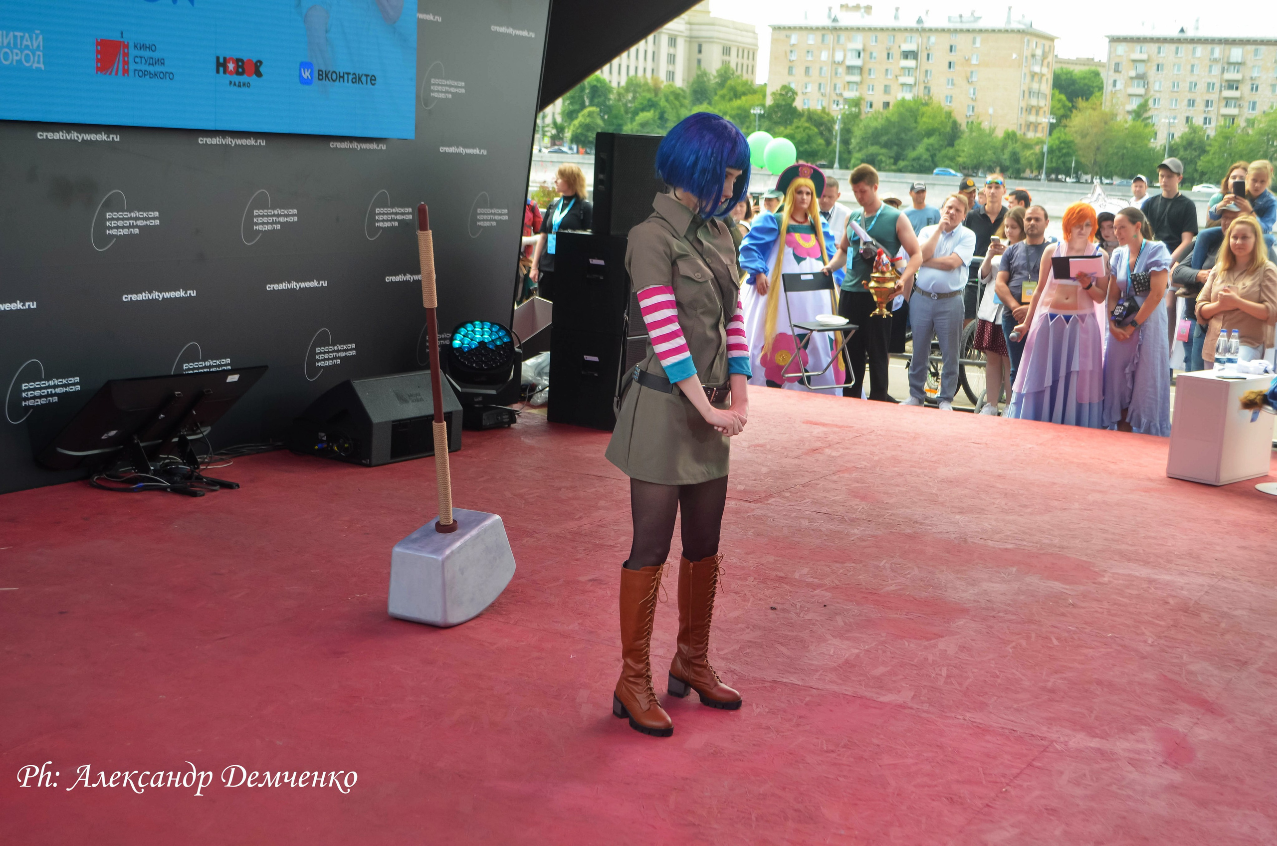 Фотосессия сцены в Москве на разных репортажных мероприятий