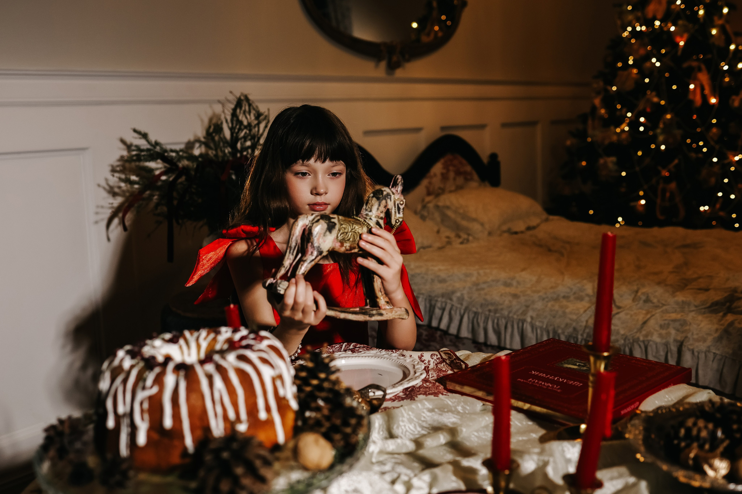 Новогодняя история Людмилы и Полины. Свадебный и семейный фотограф в Воронеже Ксения Воротникова