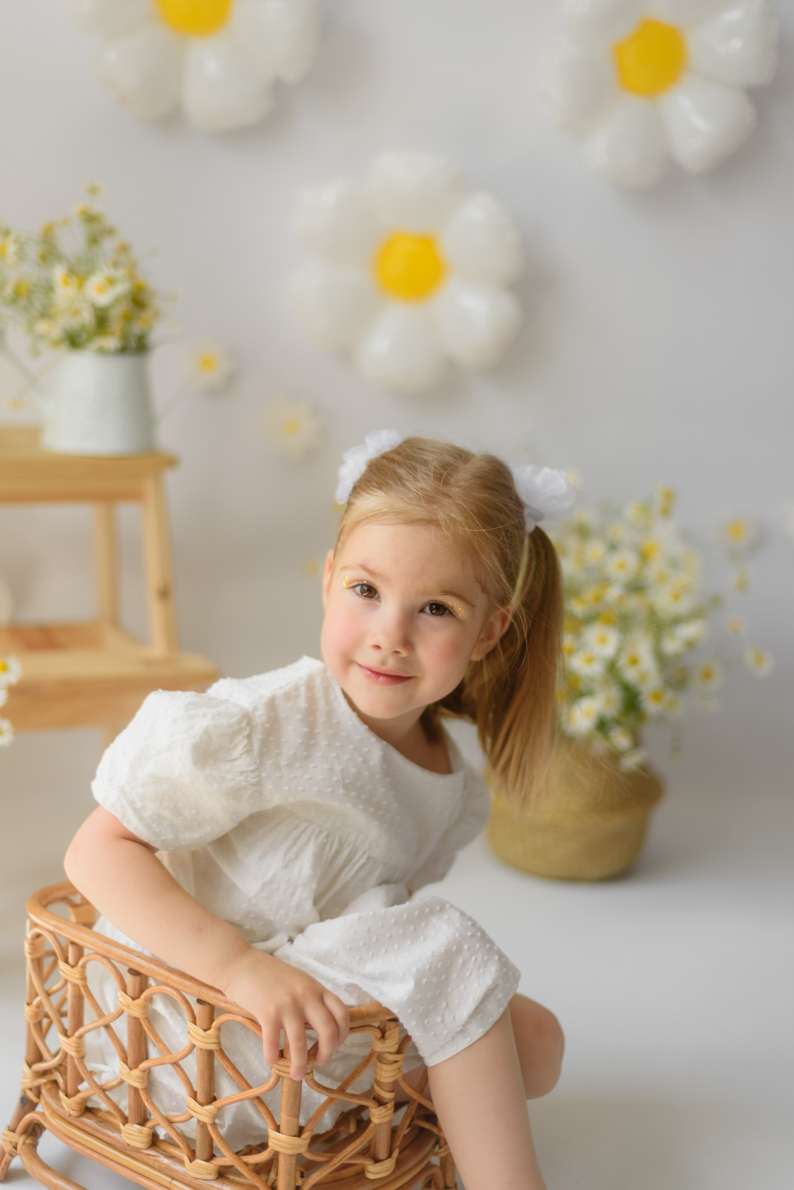 Фотопроект «Ромашки» Полина. Детский Фотограф |Фотограф на годик в Брянске Ирина Романова