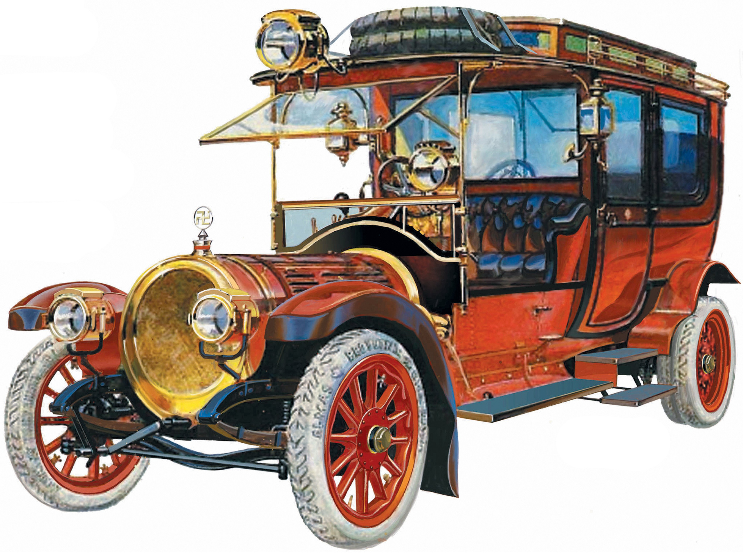 Серия рисунков для журнала «За рулем». Главная