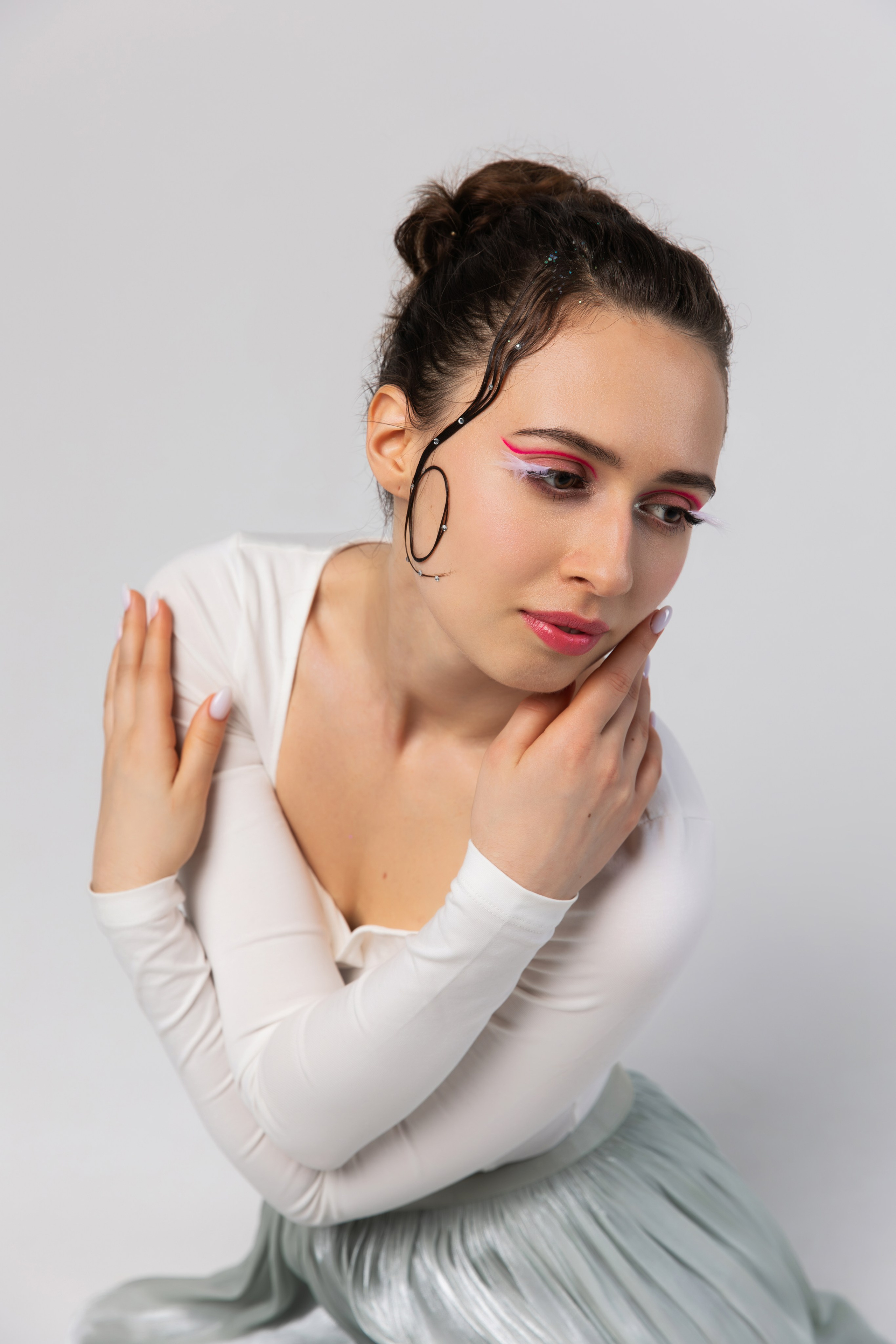 Женская фотосессия на циклораме. Семейный и женский фотограф в Москве Надежда Воробьева