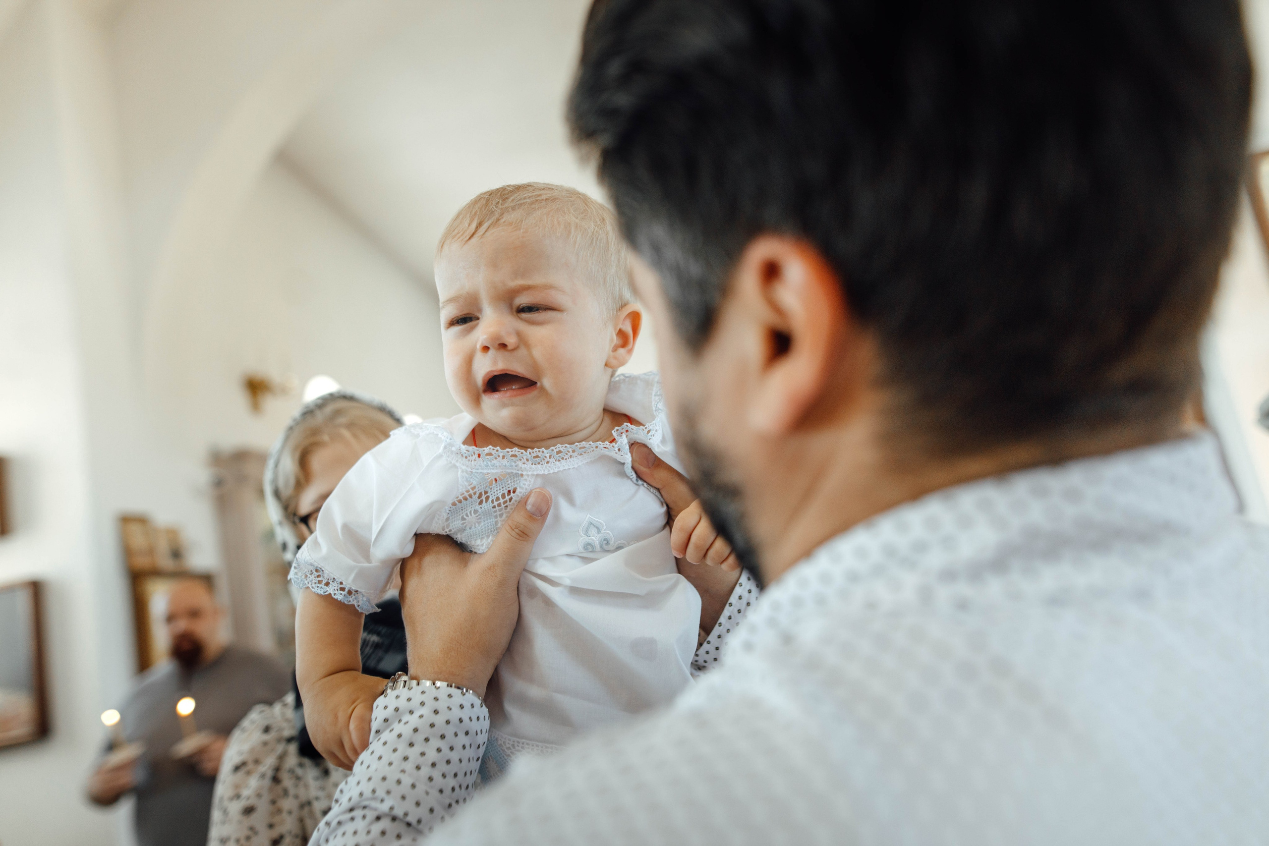 Крещение Энвера (Михаила), д. Колядищи, храм Успения Пр. Богородицы, август 2025