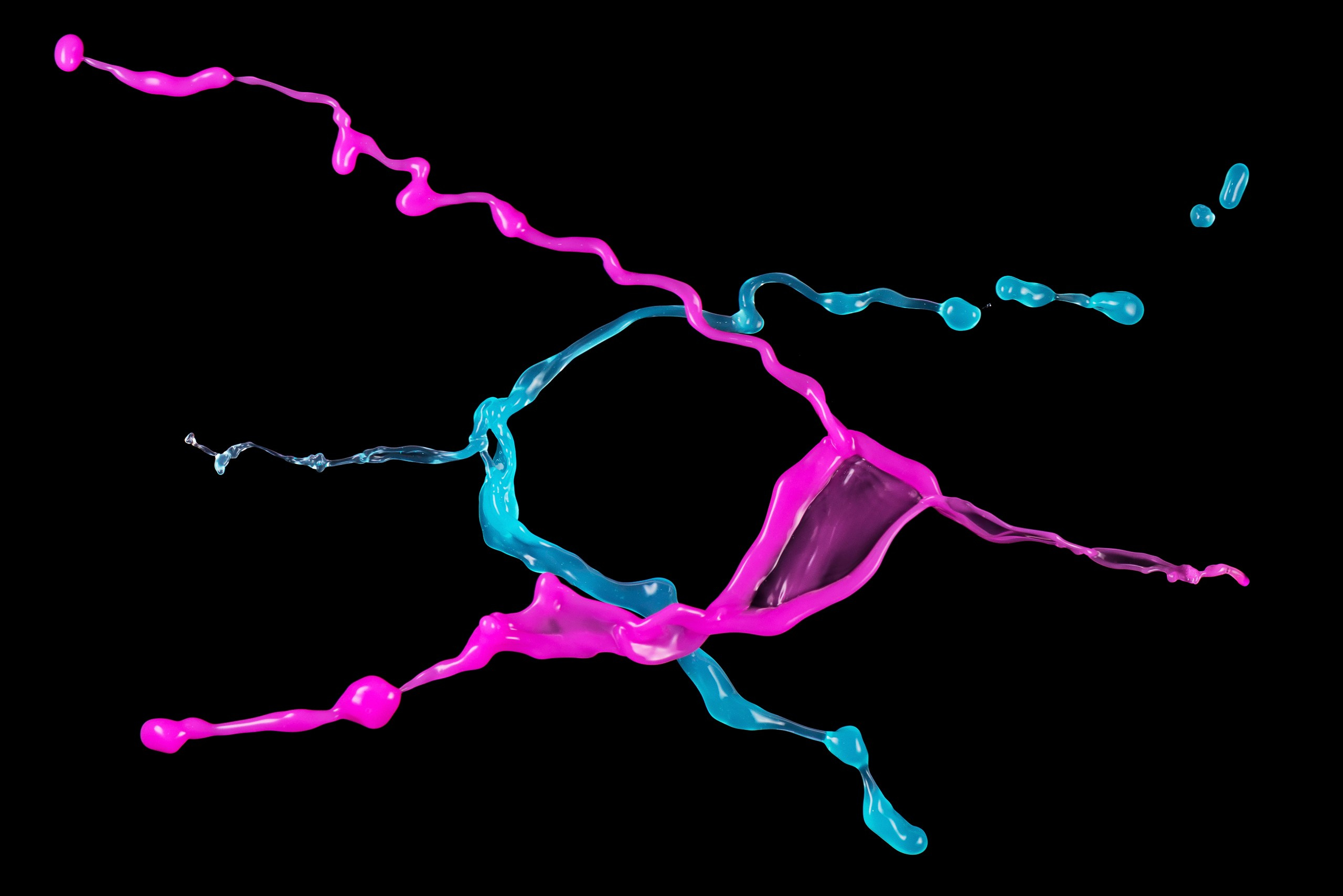 Капли с нижним клапаном. Скульптуры из воды Сергея Толмачева