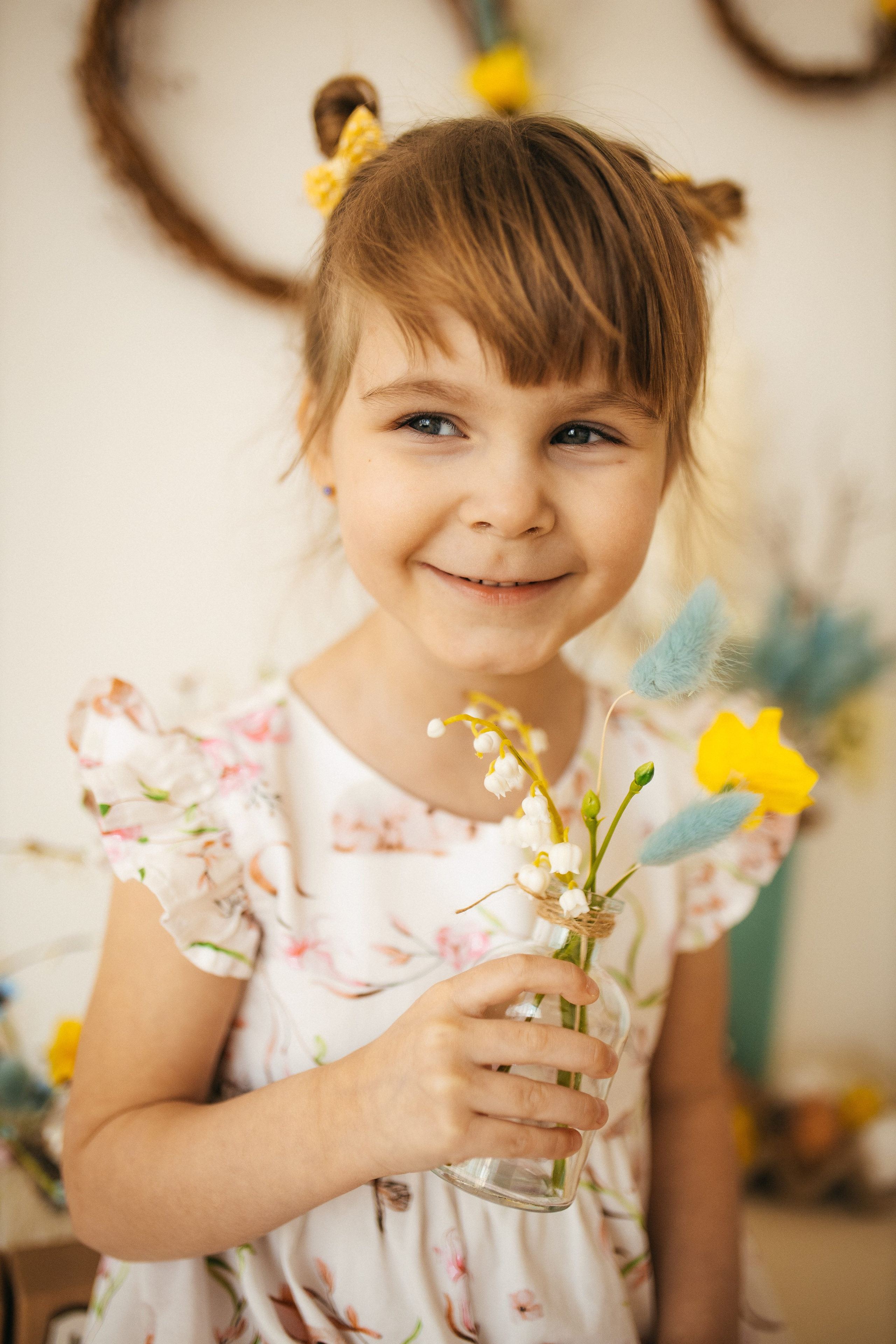 Весенняя съёмка в студии для мамы и дочки Самара. Семейный фотограф в Самаре Елена Ефимова