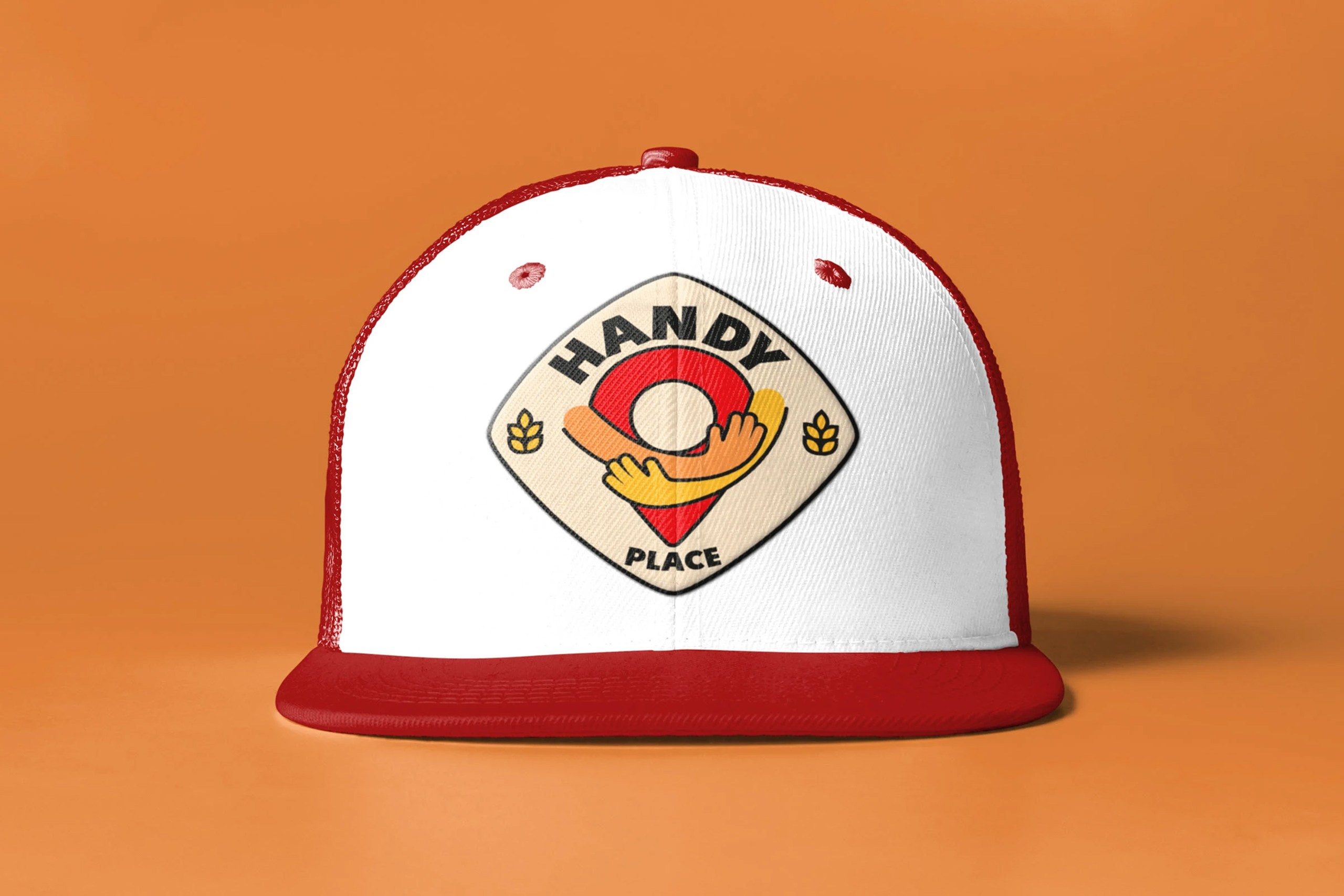 Айдентика HANDY PLACE. Foodcase.pro