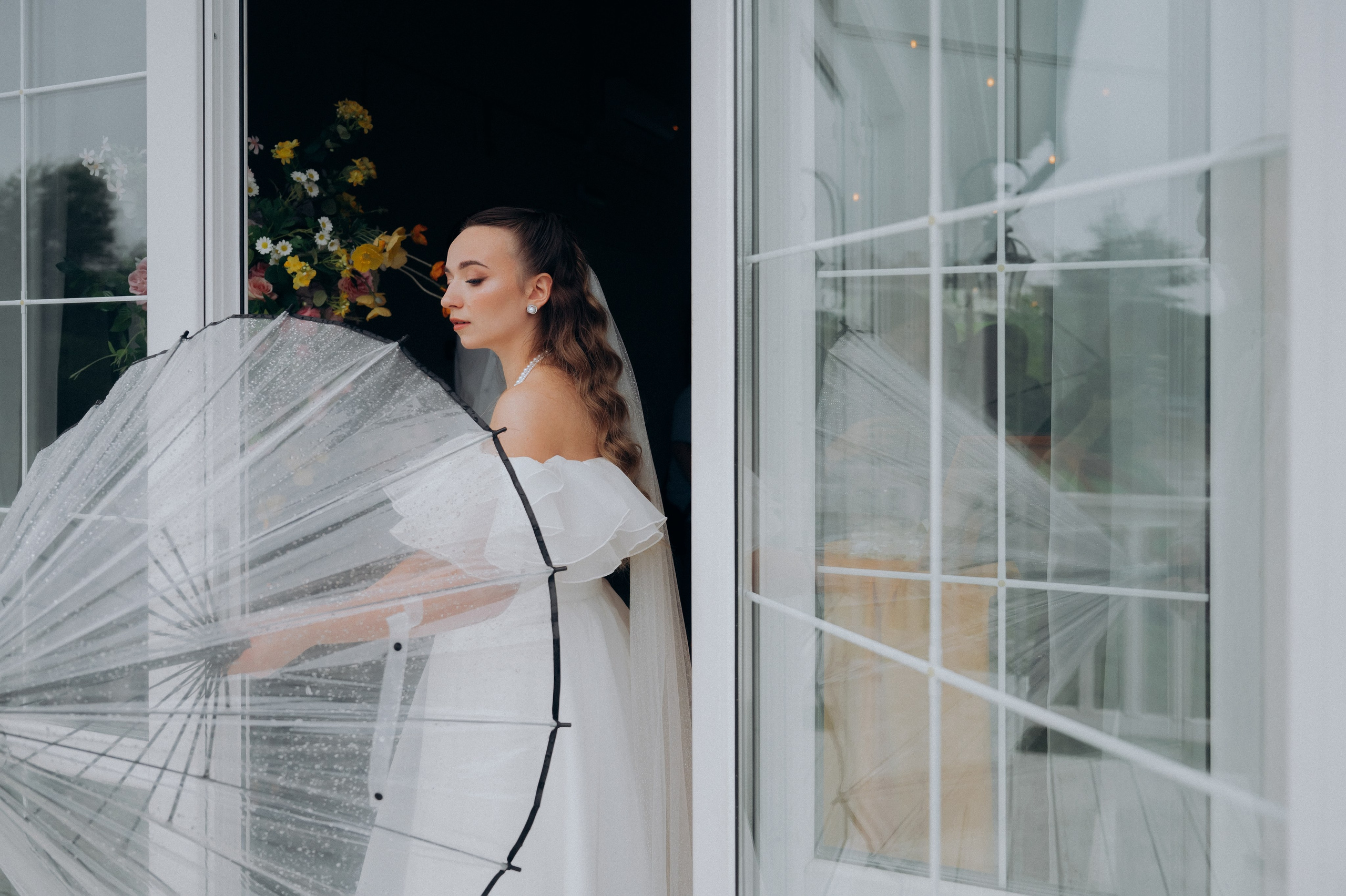 Дождь, Гребнево, любовь. Свадебный и семейный фотограф Виктория Носачёва. Щелково, Москва и МО