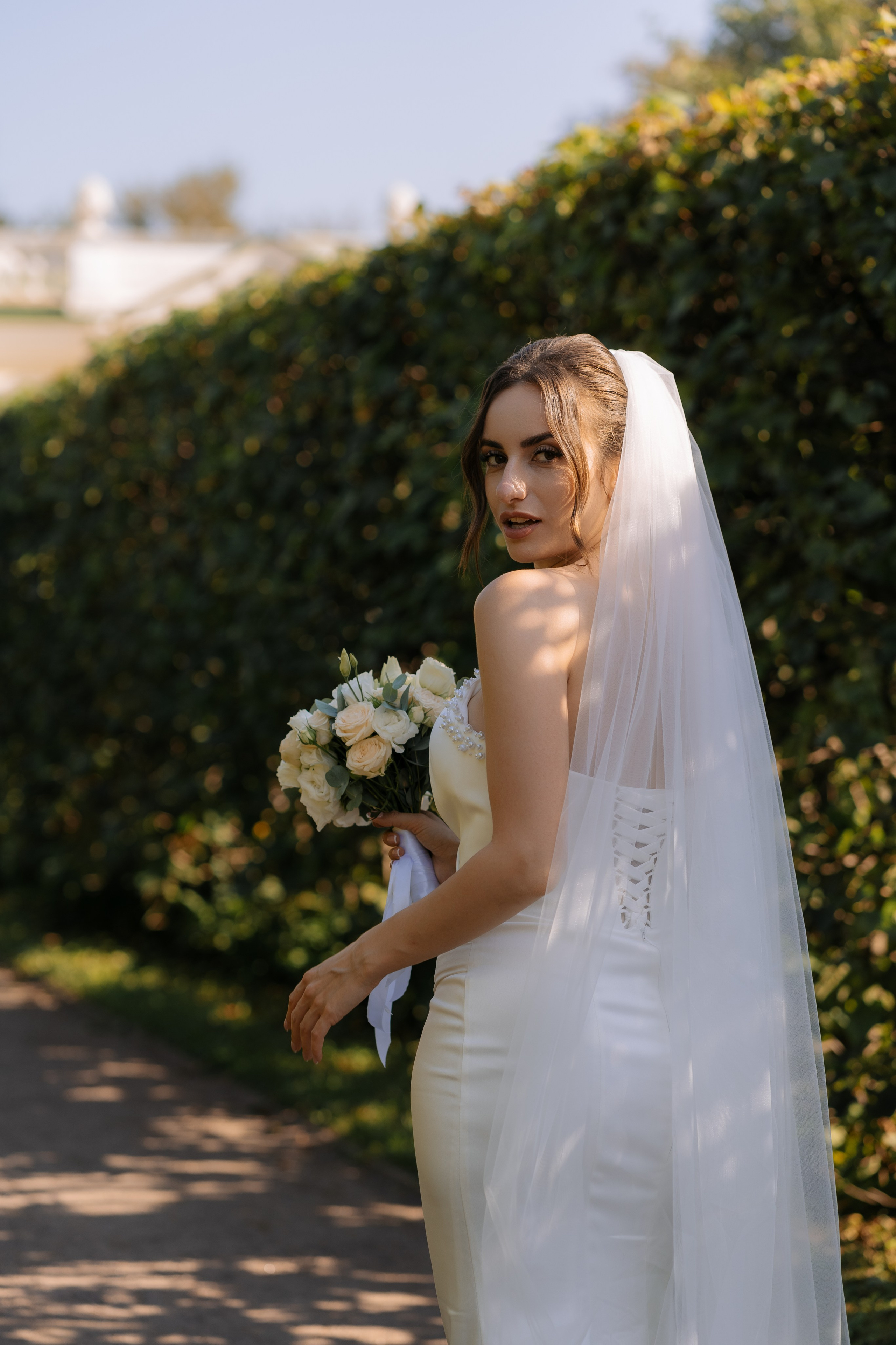 Свадебная фотосессия в Москве, парк Кусково. Свадебный фотограф в Москве Анна Полушина