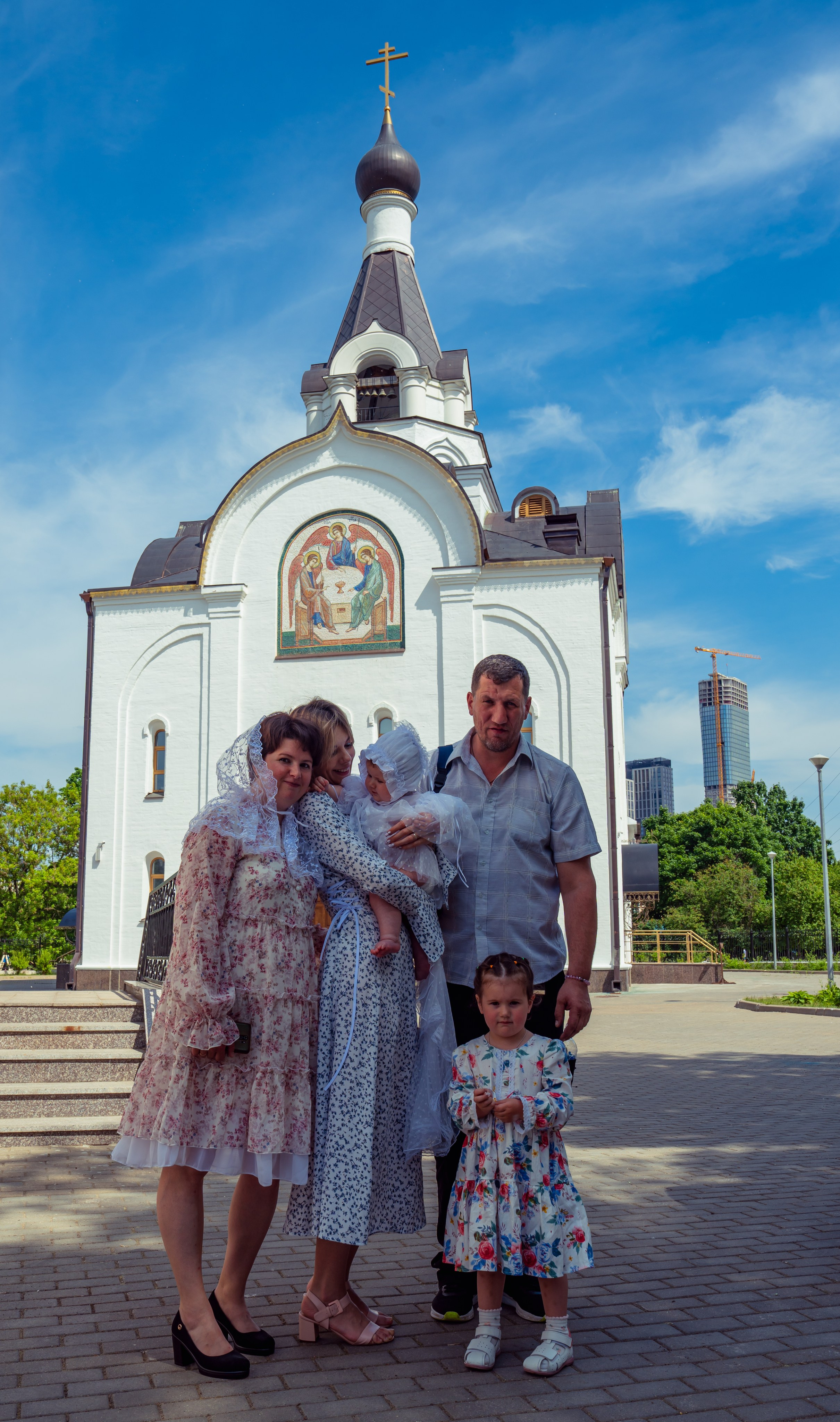 Таинство Крещения Евгении. Крамер Юлиана детский и семейный фотограф