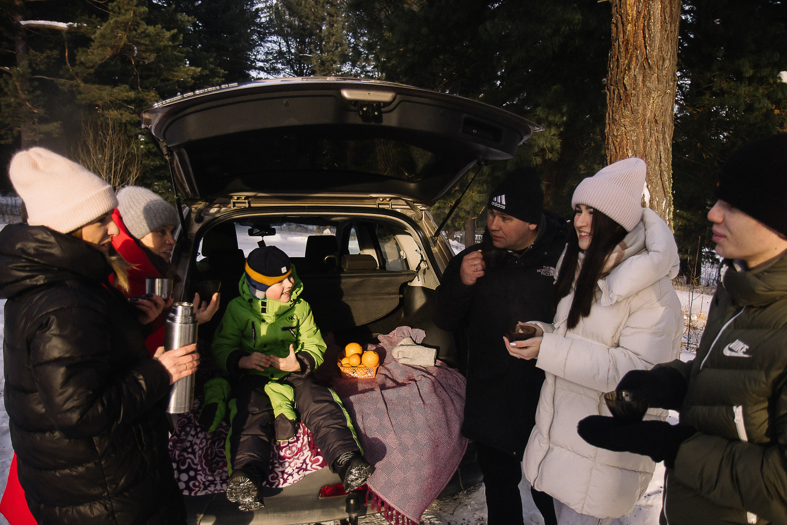Семейная прогулочная фотосессия. Семейный фотограф в Томске Максимова Екатерина