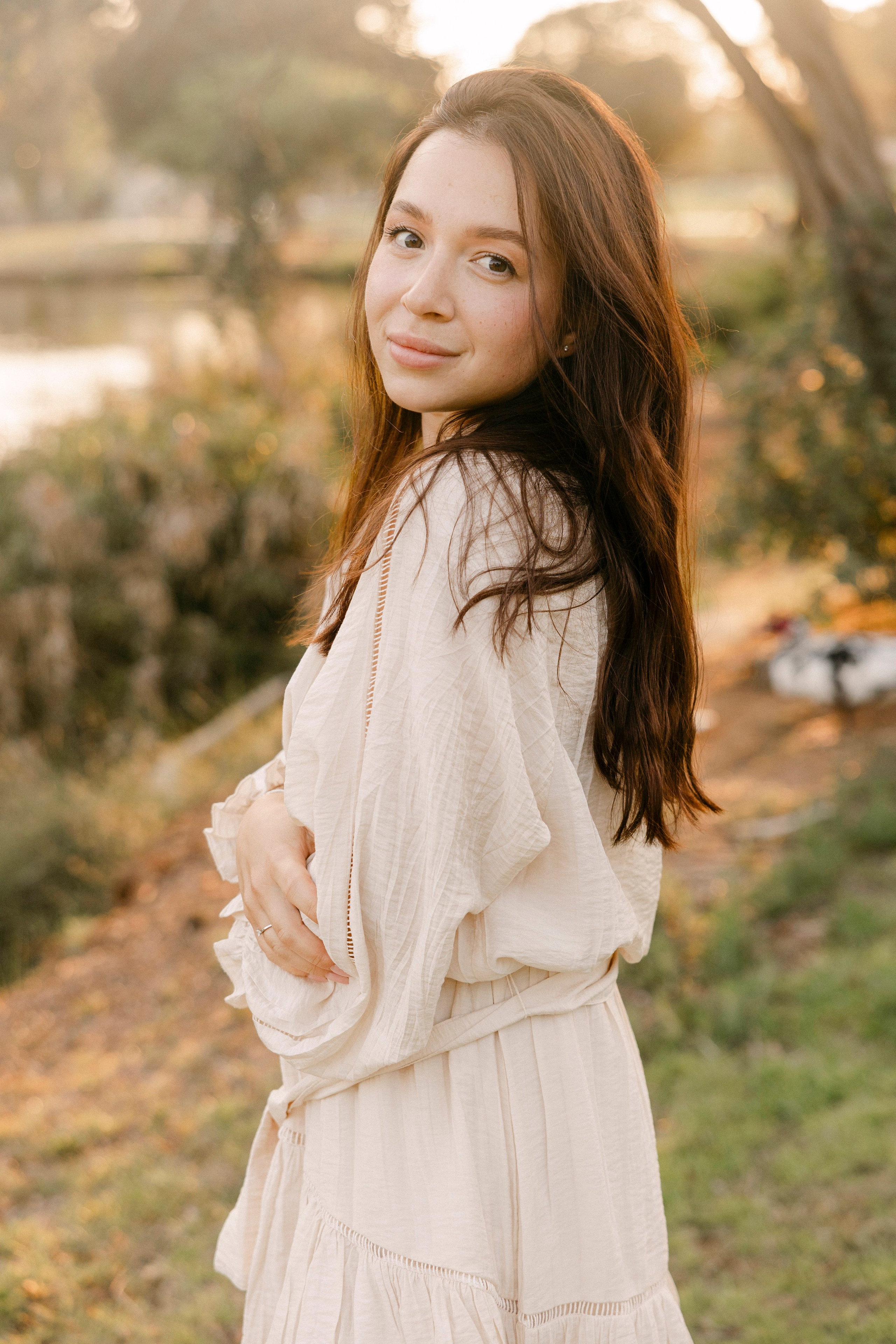 First year photoshoot inside the park (sunset). Wedding and family photographer