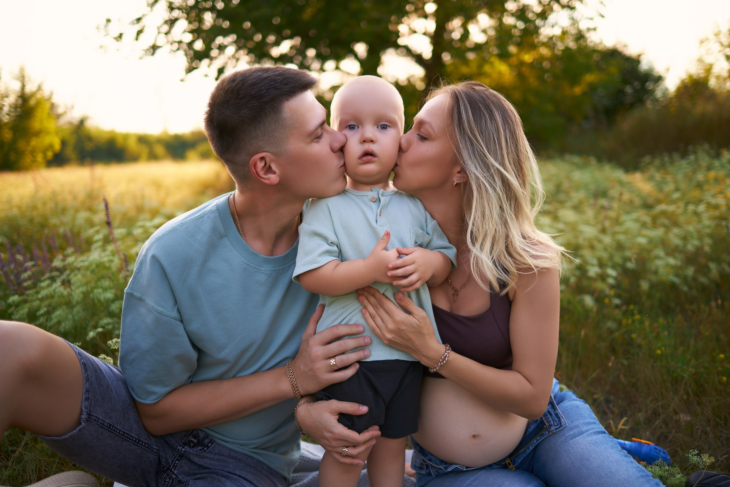 Летняя семейная фотосессия в Оренбурге