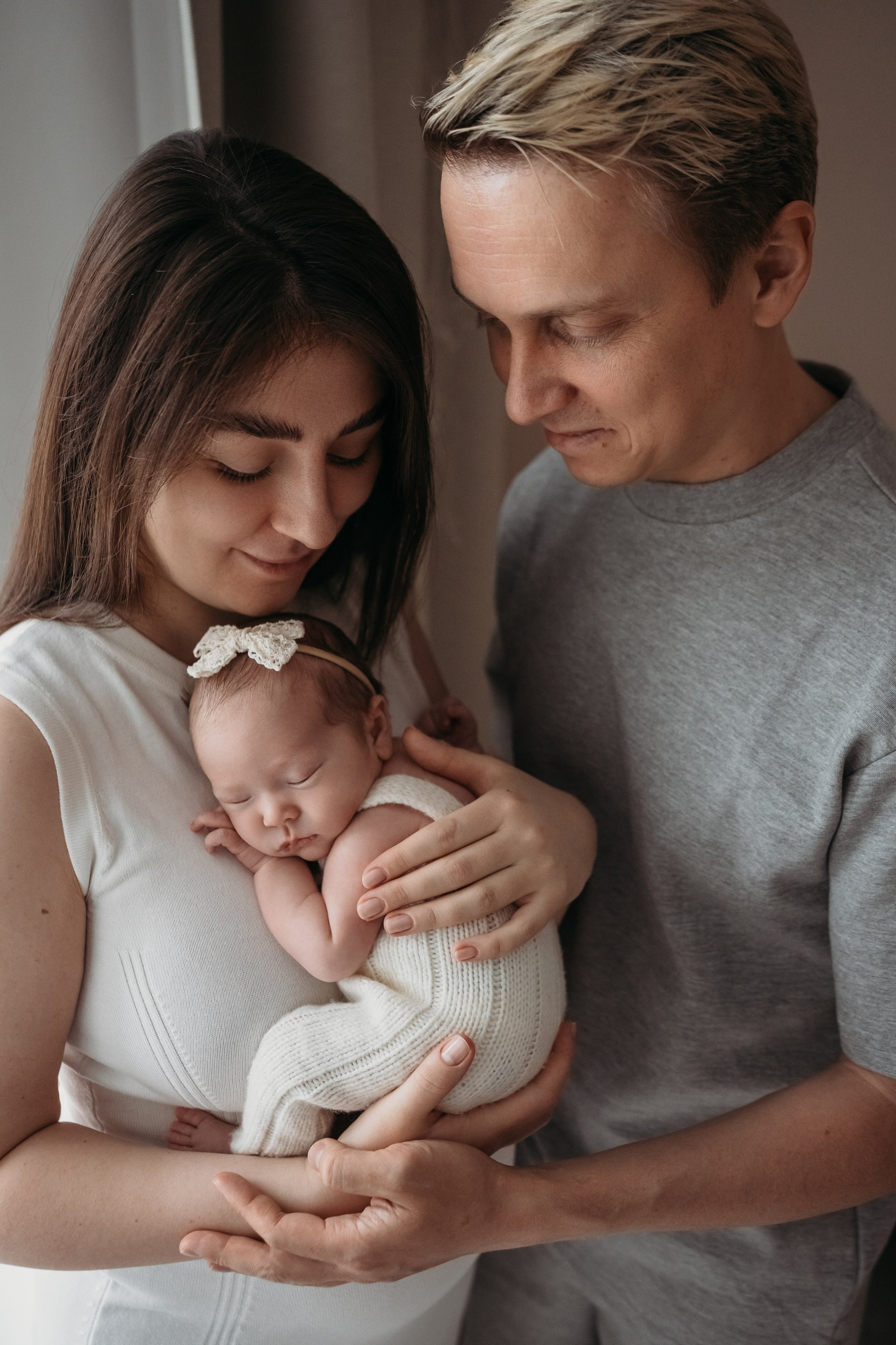 0-2 месяца. Фотограф Новорожденных в Москве. Семейные истории в стиле LIFE