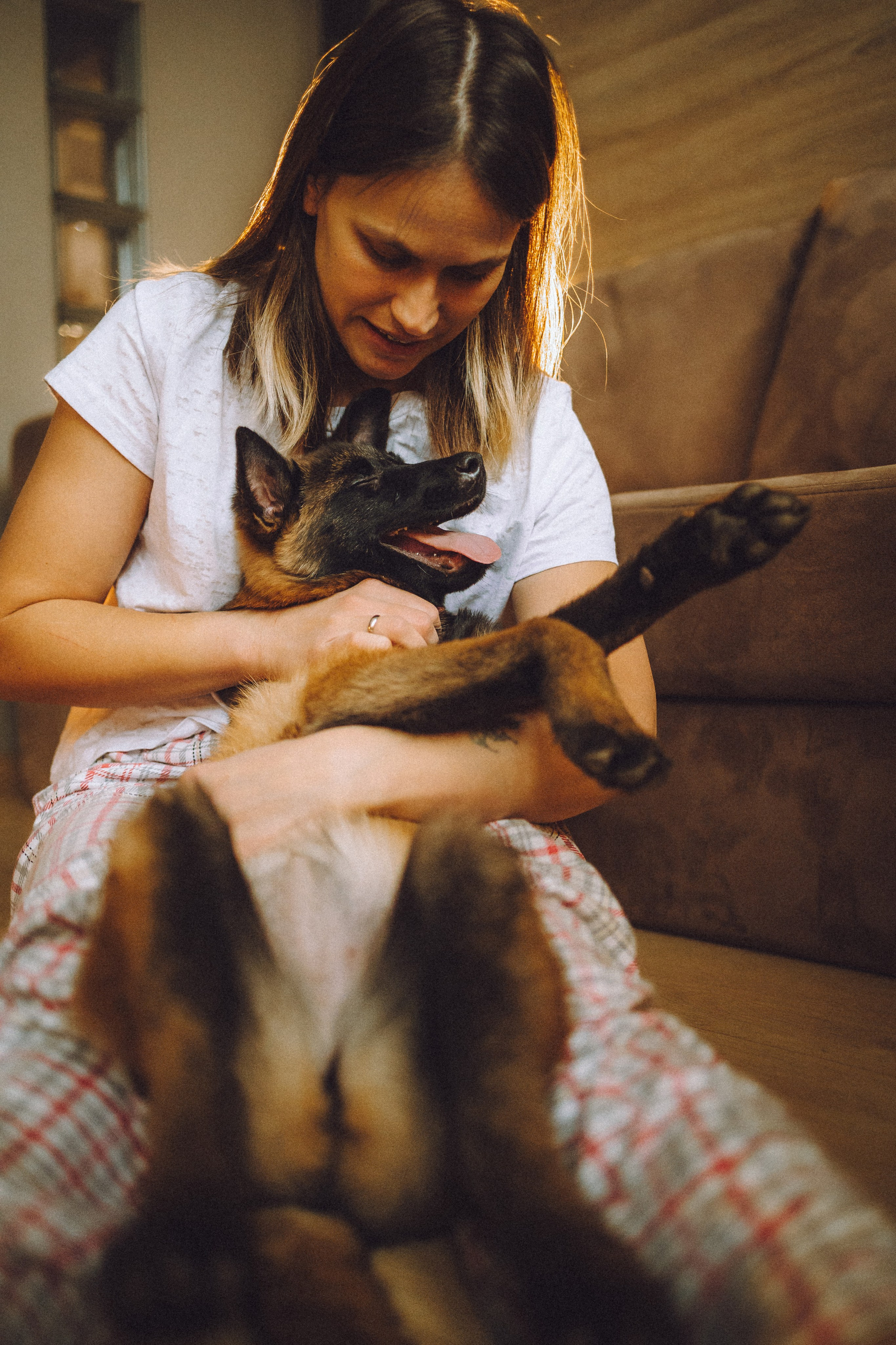 Ира, Андрей, Бэлла и Панда