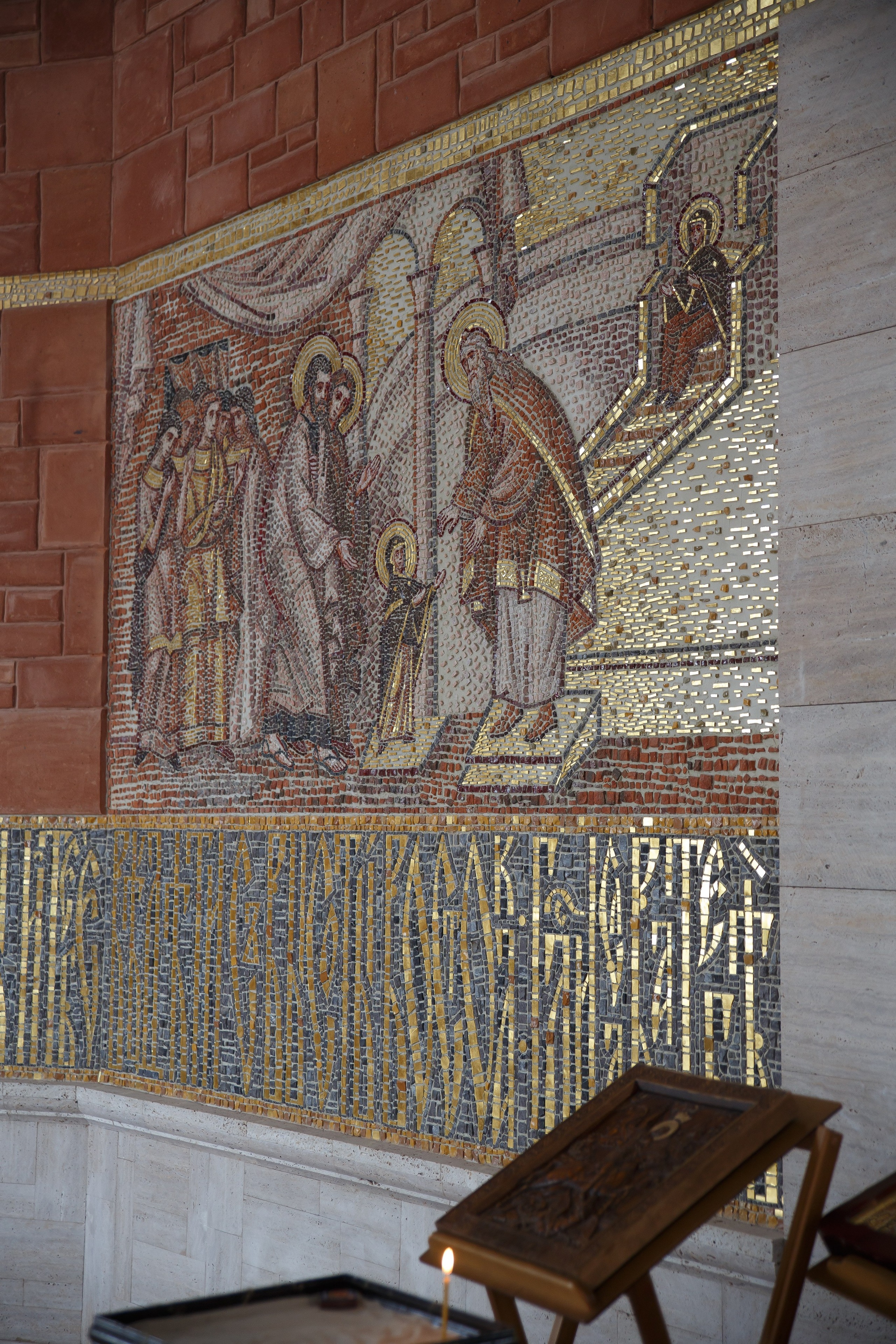 Успенский собор в монастыре Бештау. НИИКОРОВИН- мастерская мозаики и монументального искусства