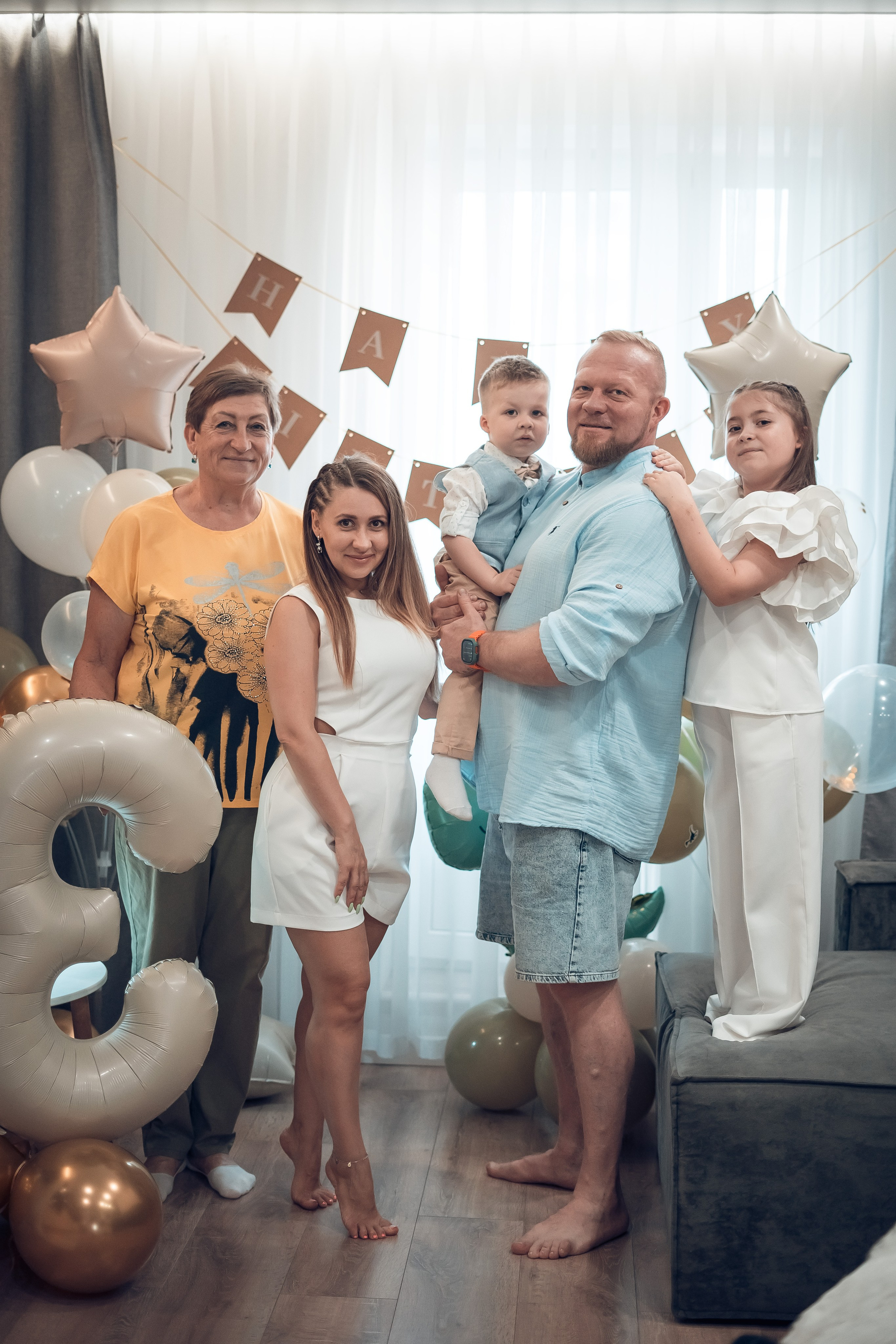 Дэвиду 3 годика