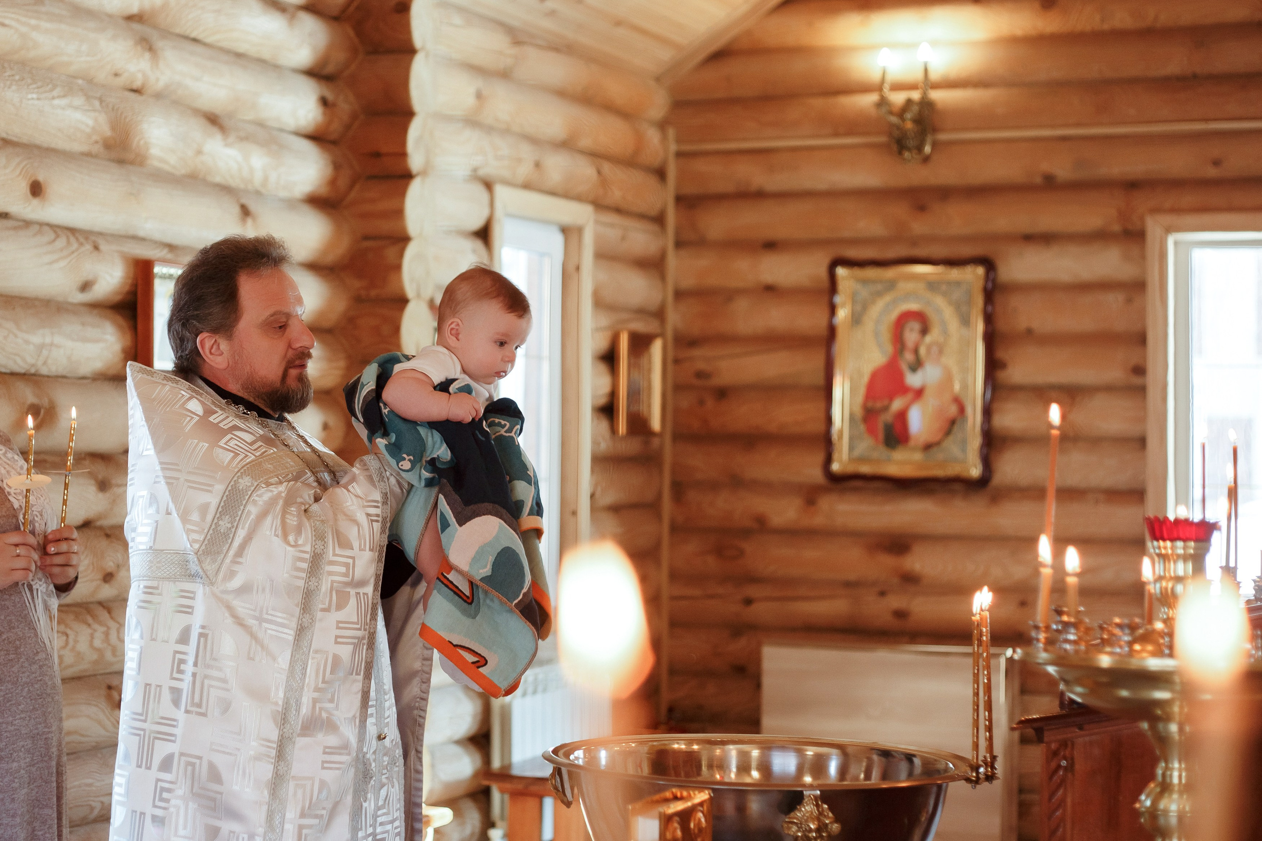 Таинство крещения Дмитрия. Портретный, семейный, свадебный фотограф в Брянске Маргарита Василькова