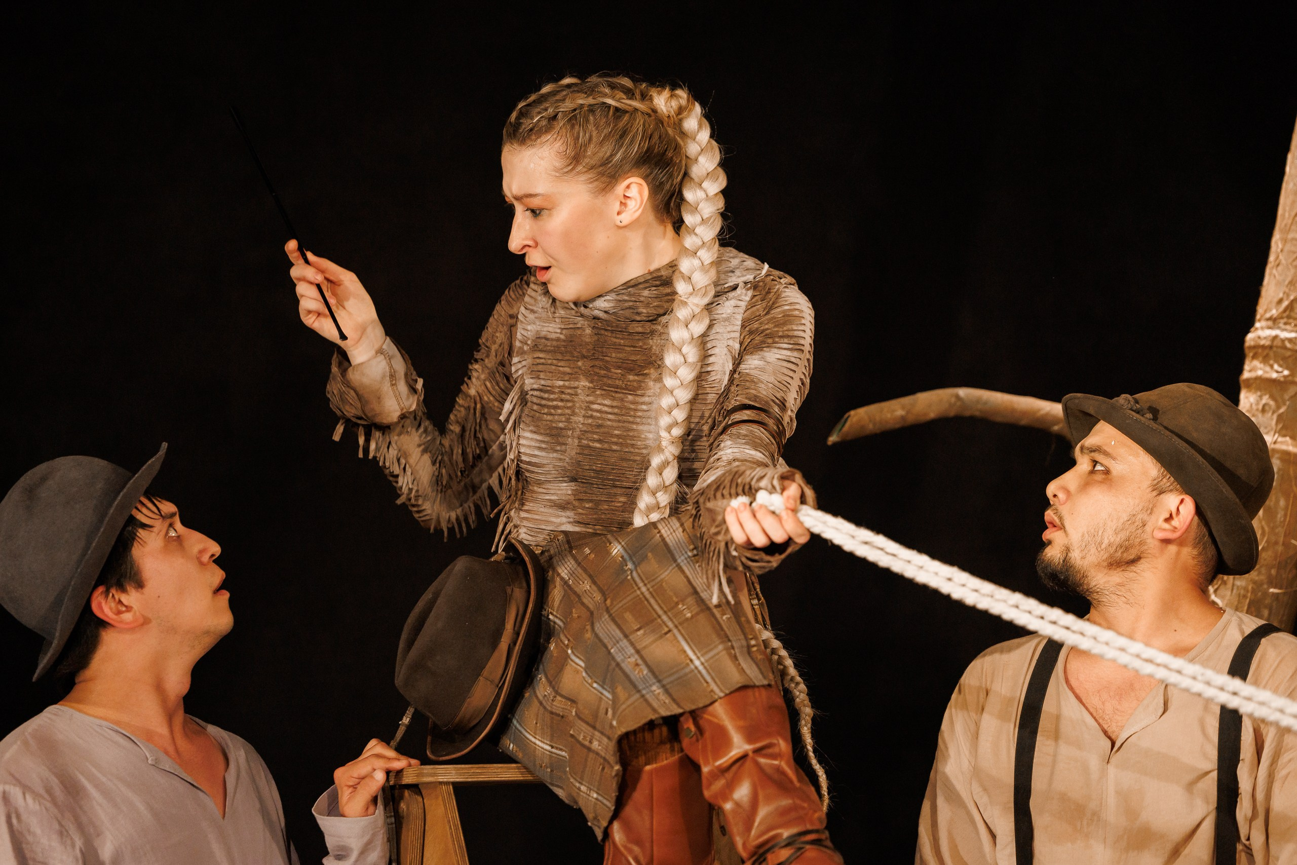 Спектакль «В ожидании Годо» от театра Д. Лица в СПб. Фотограф в Санкт-Петербурге — Сергей Петров